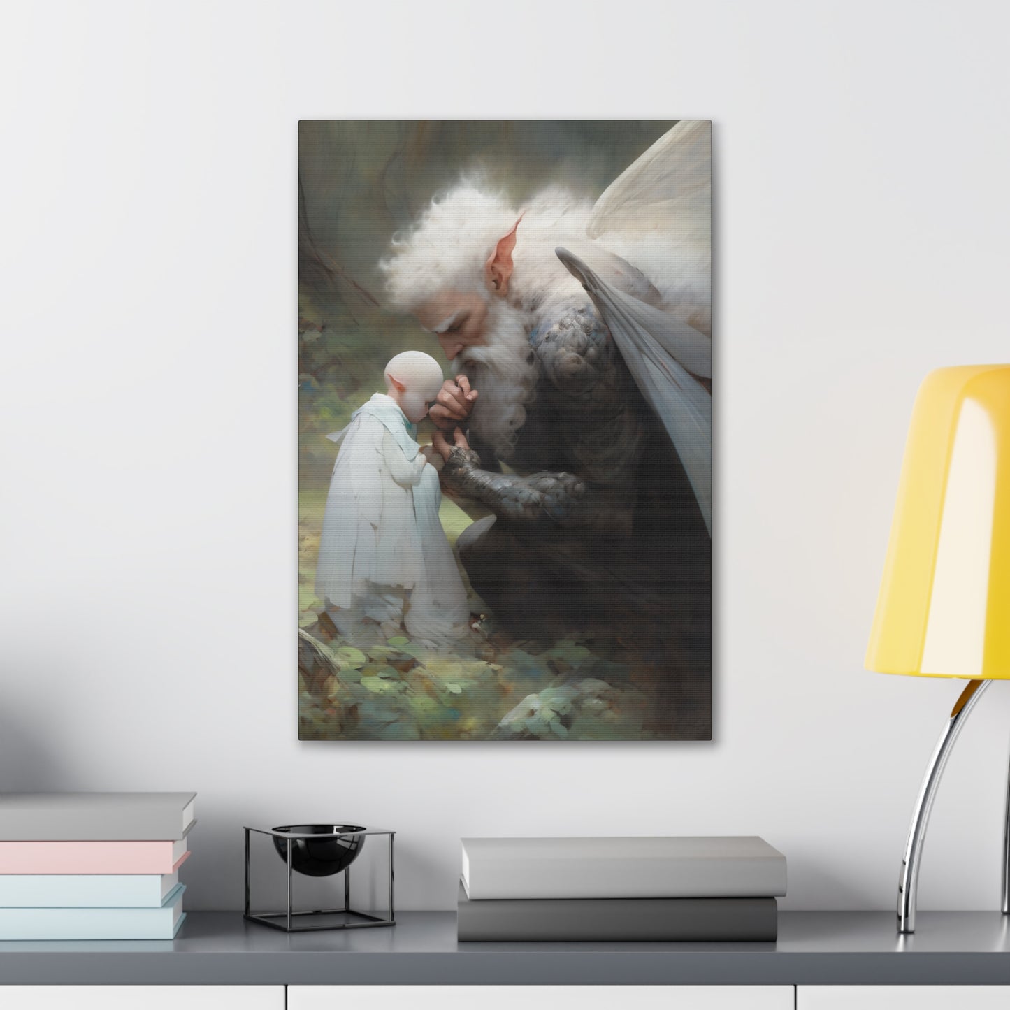 "Morning Prayers" Canvas Stretched, 0.75" - Print