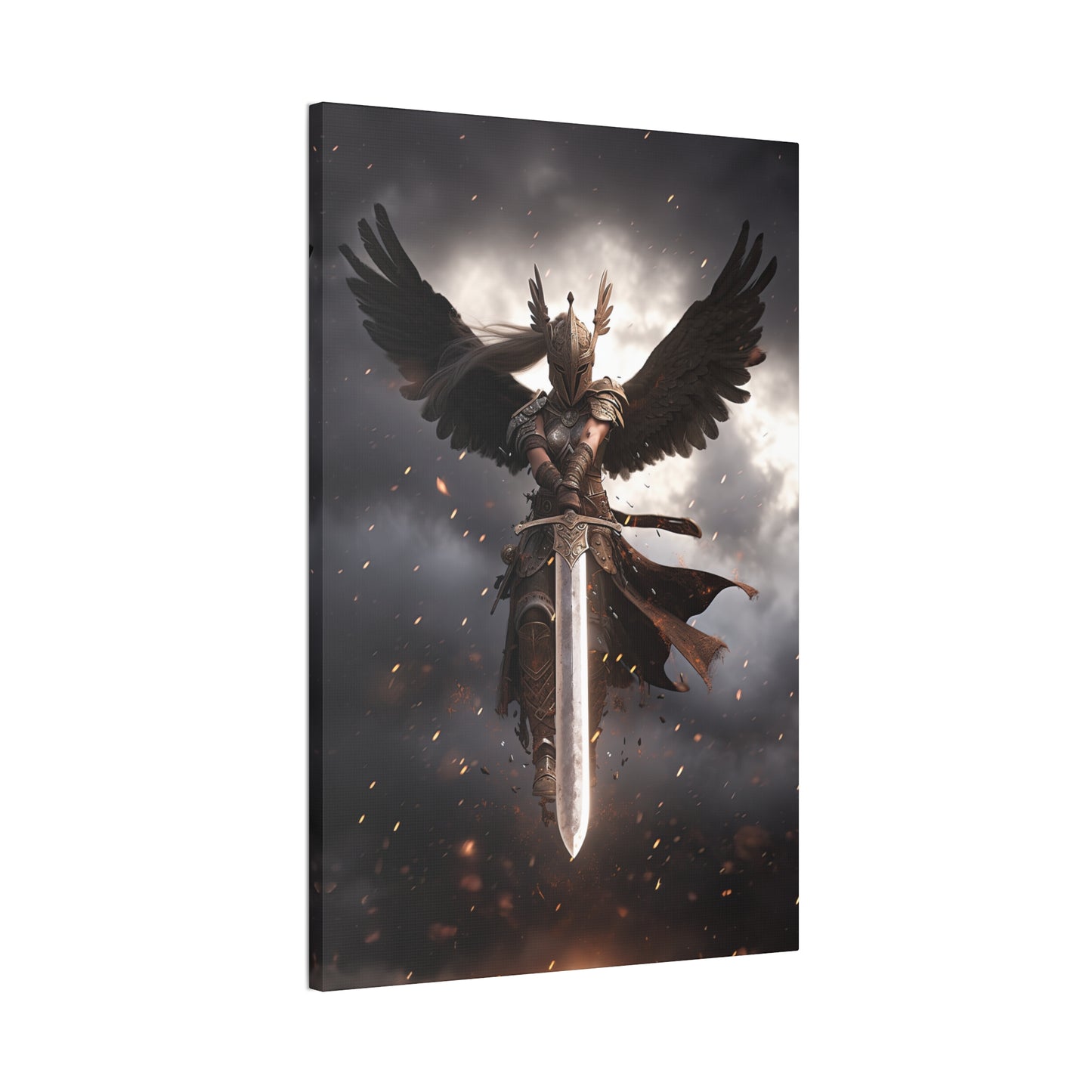 "Valkyrie Justice" Canvas Stretched, 0.75" - Print