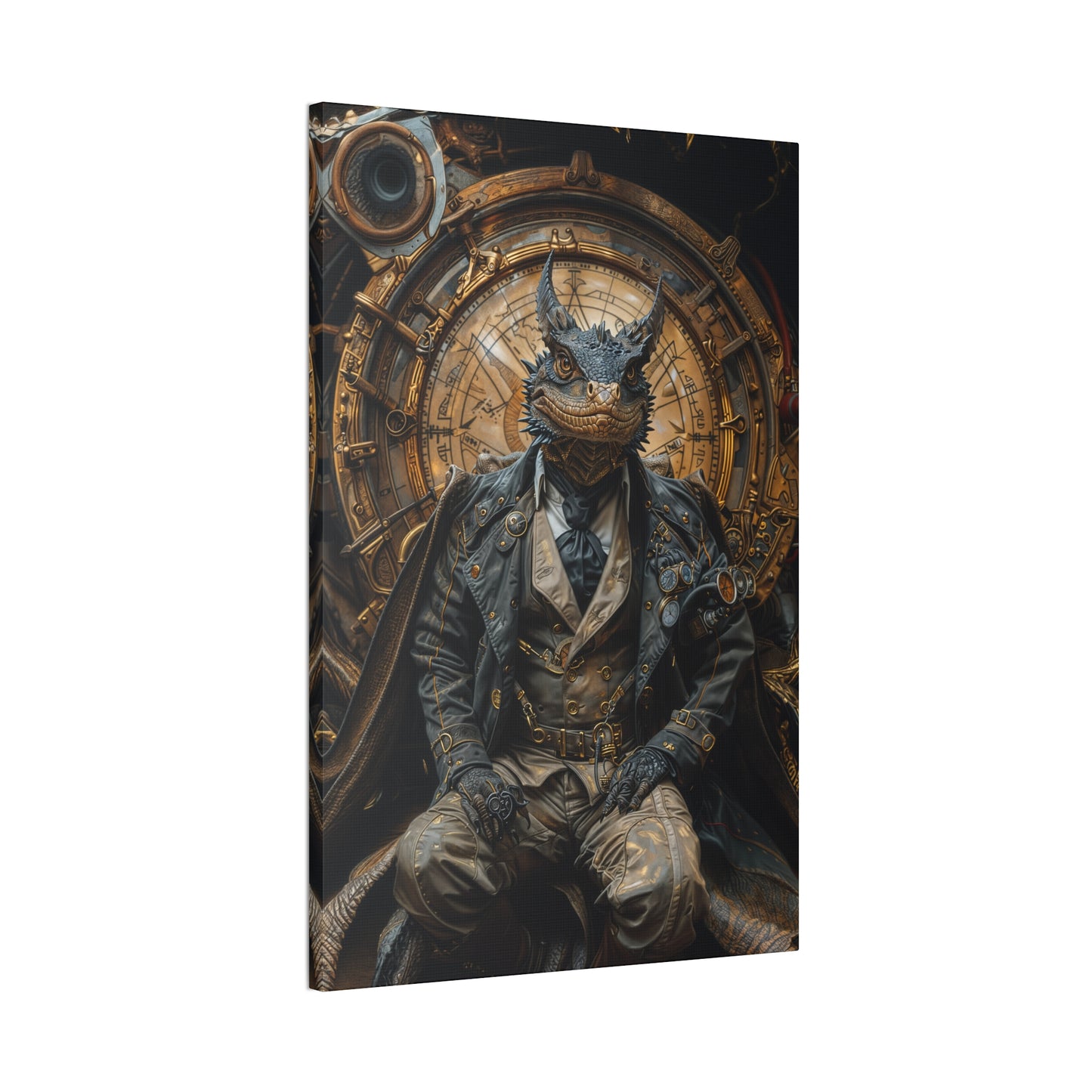 "Time Dealer" Canvas Stretched, 0.75" - Print