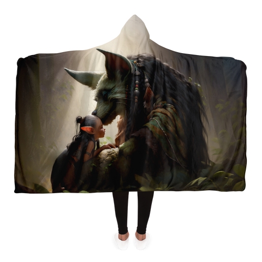 Forest Elders And Fairytales Hooded Blanket