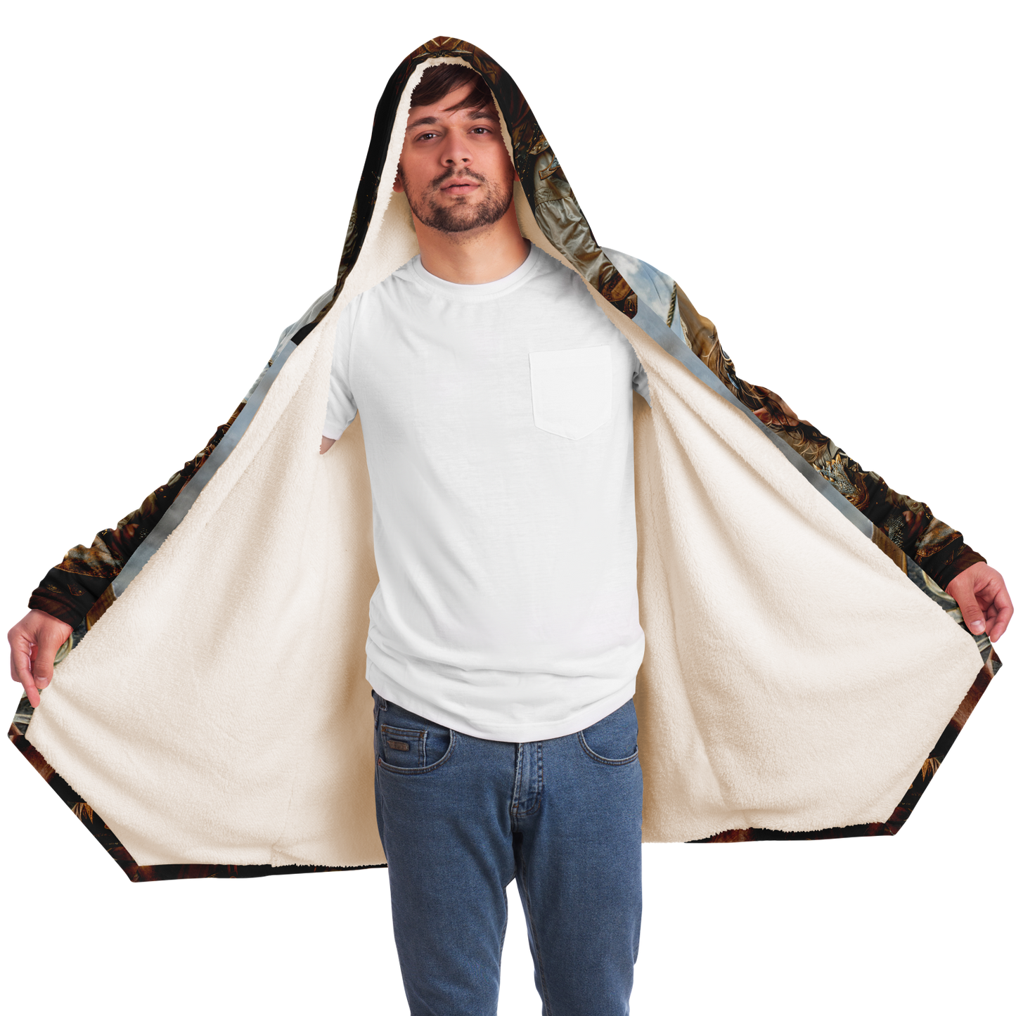 Sky Pirate Cadets Microfleece Cloak