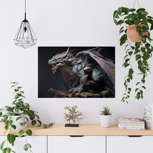 "Lavender Dragon Elder" Poster - Print