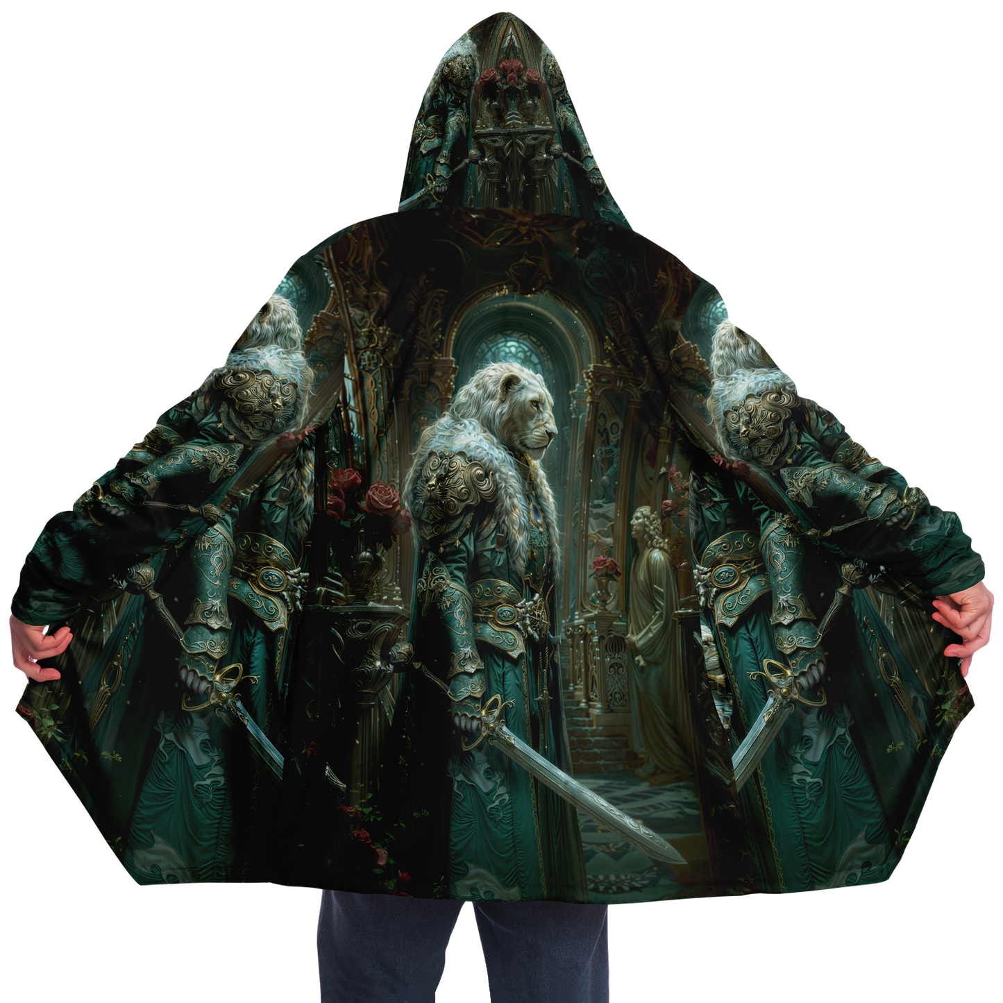 Valor In The Halls Of Kings Microfleece Cloak