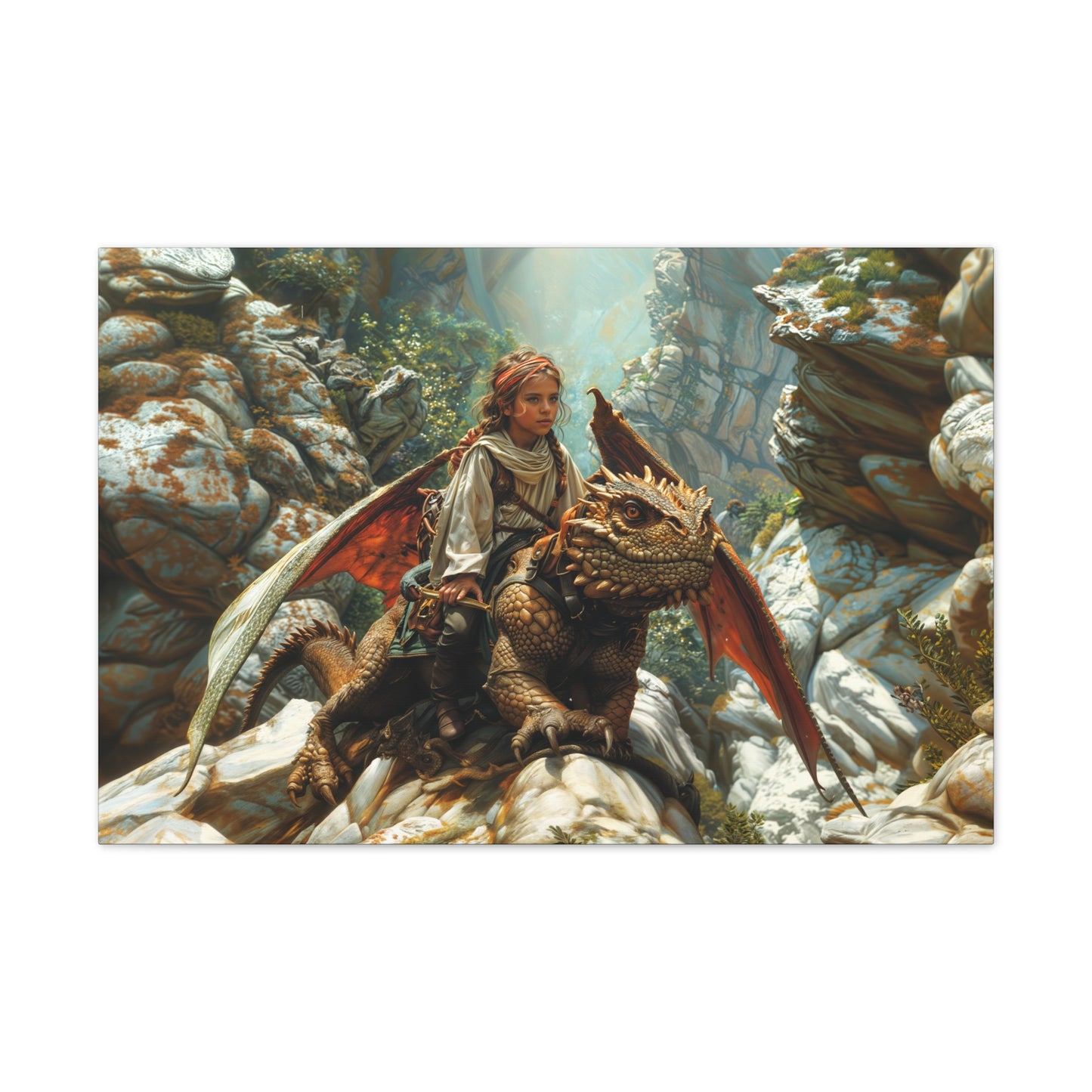 "The Dragon's Apprentice"  Canvas Stretched, 0.75" - Print