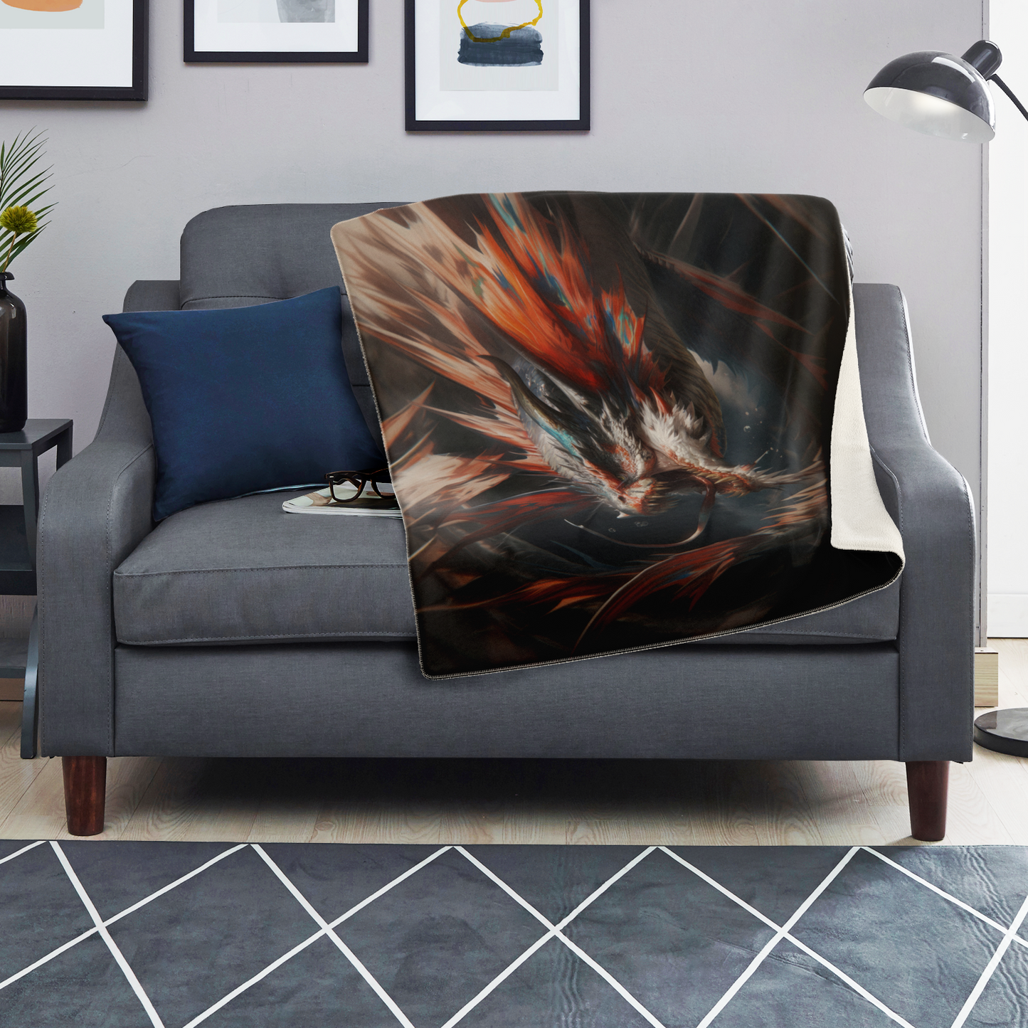 NetherBeast Premium Microfleece Blanket