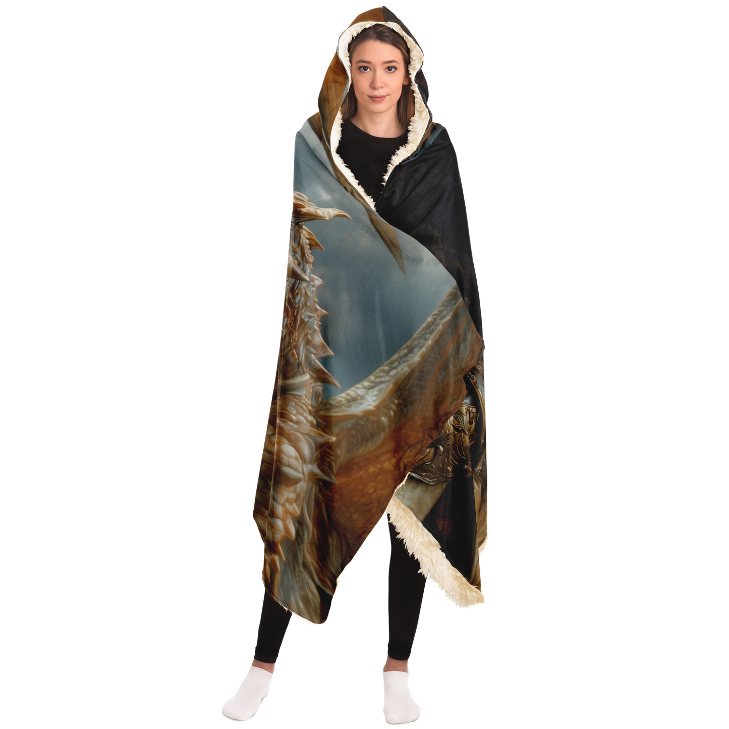 Stormriders of the Skies Hooded Blanket