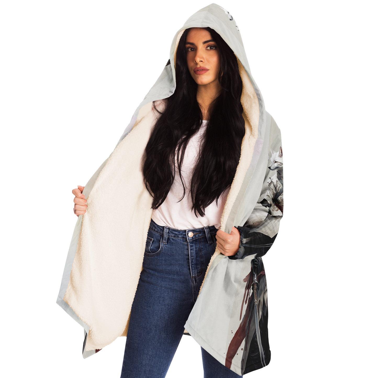 Fox Paladin Microfleece Cloak