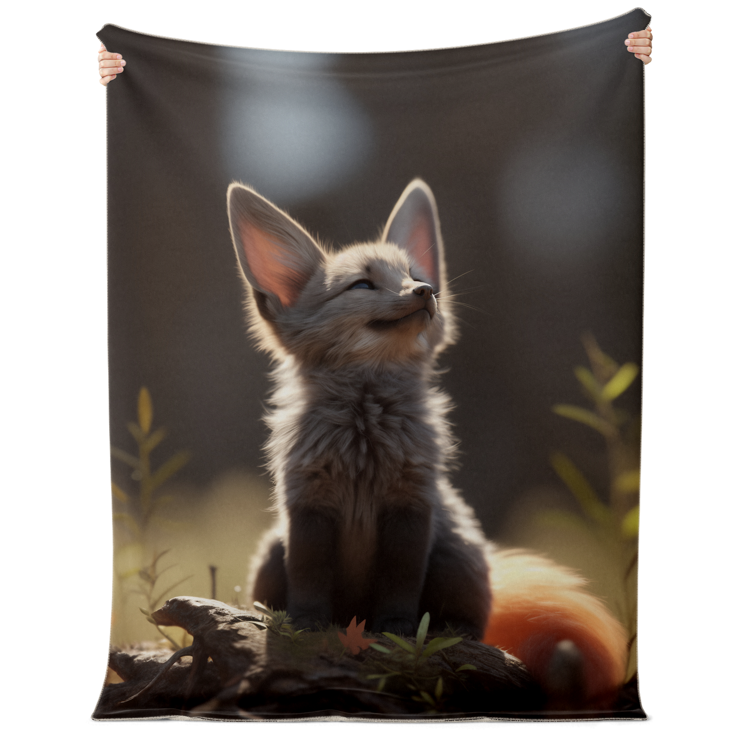 Dawn Fox Premium Microfleece Blanket