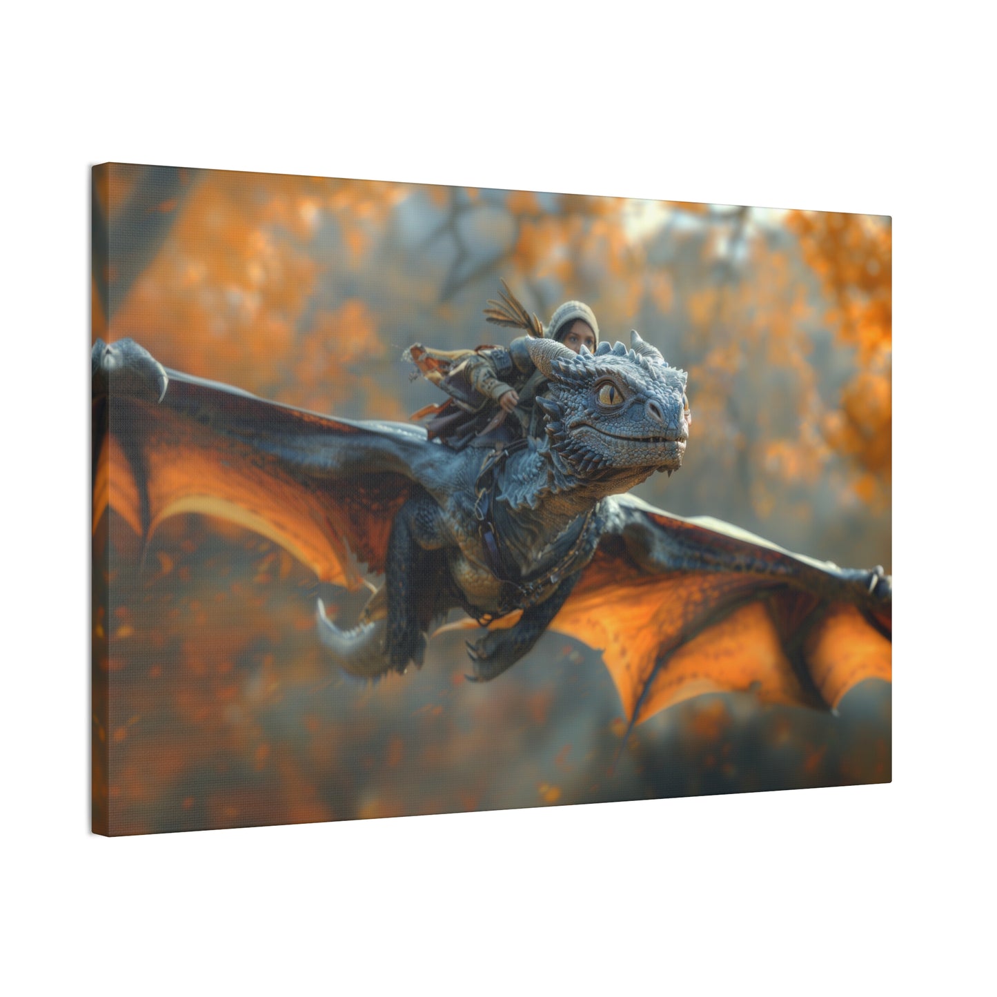 "Swift Messenger"  Canvas Stretched, 0.75" - Print