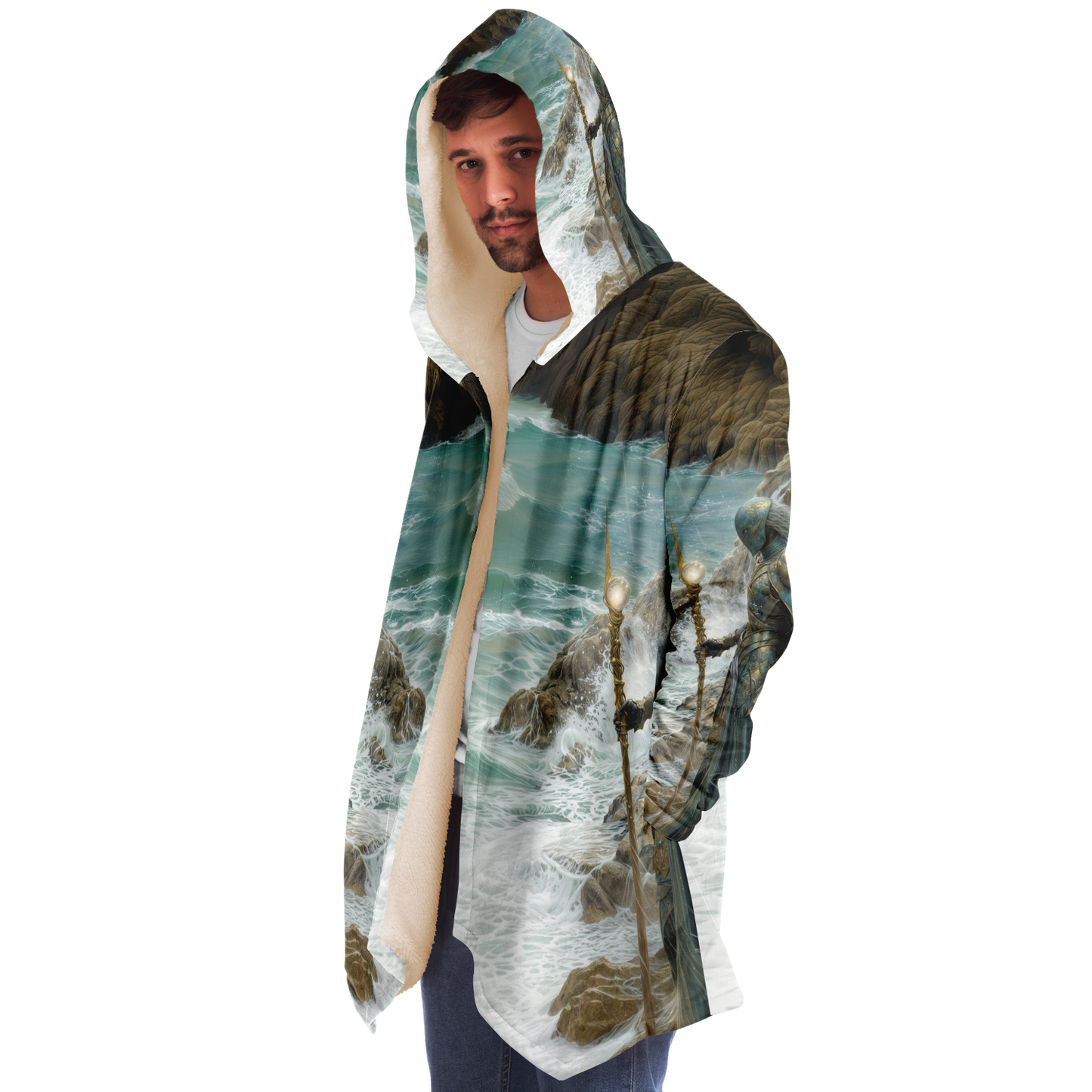 Atlantean Stormcaller Microfleece Cloak