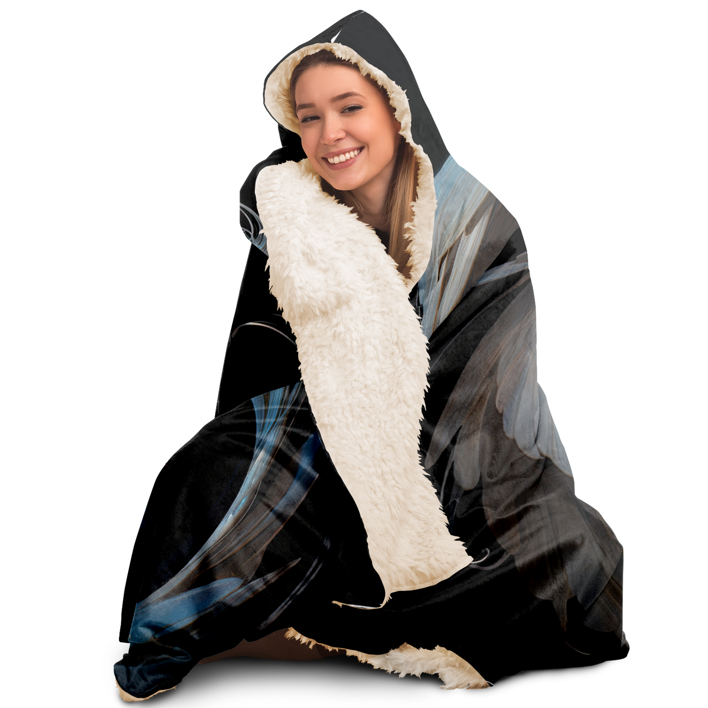 Silk Pegasus Hooded Blanket