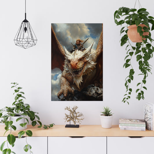 "Skyborn Fury" Poster - Print