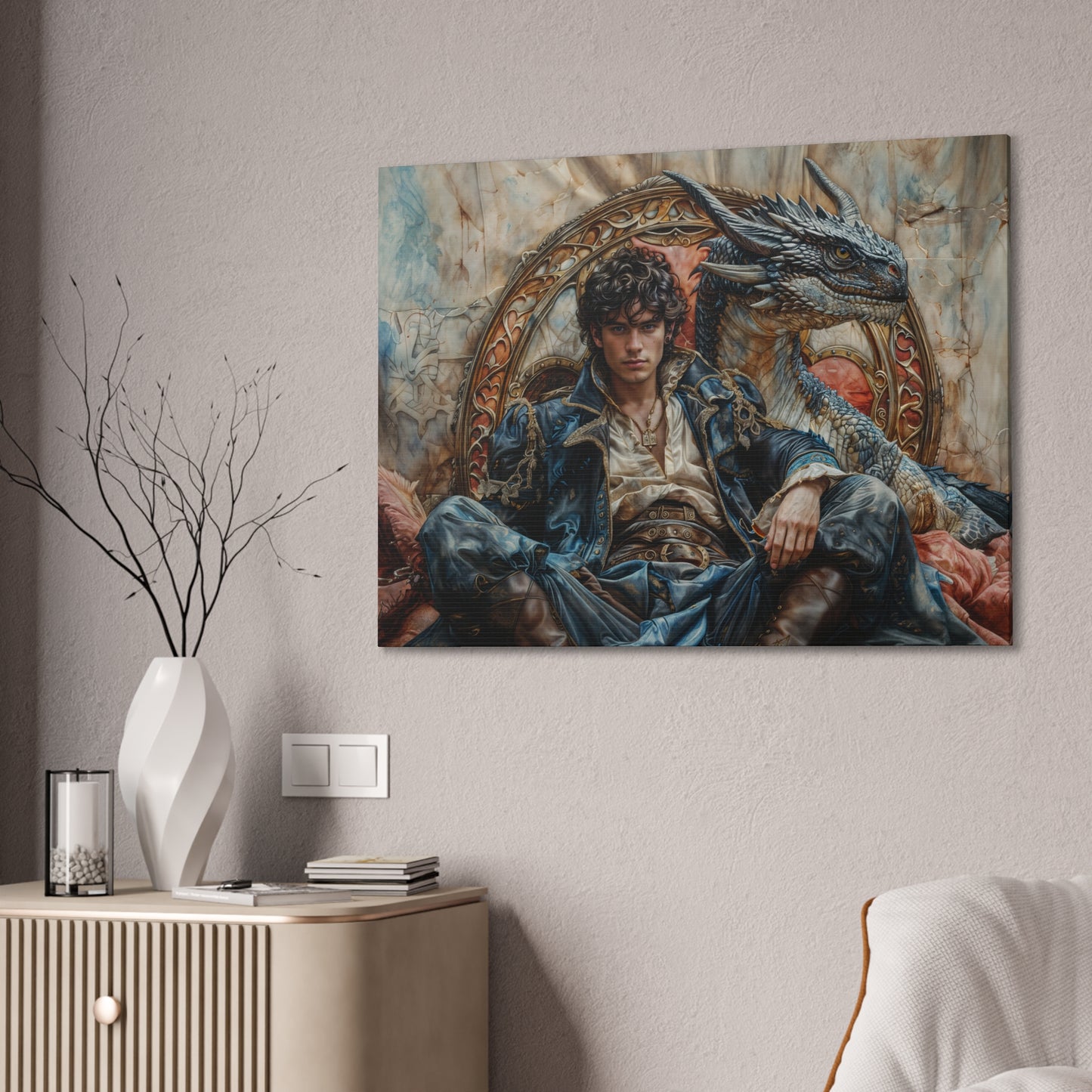 "The Dragon Prince"  Canvas Stretched, 0.75" - Print