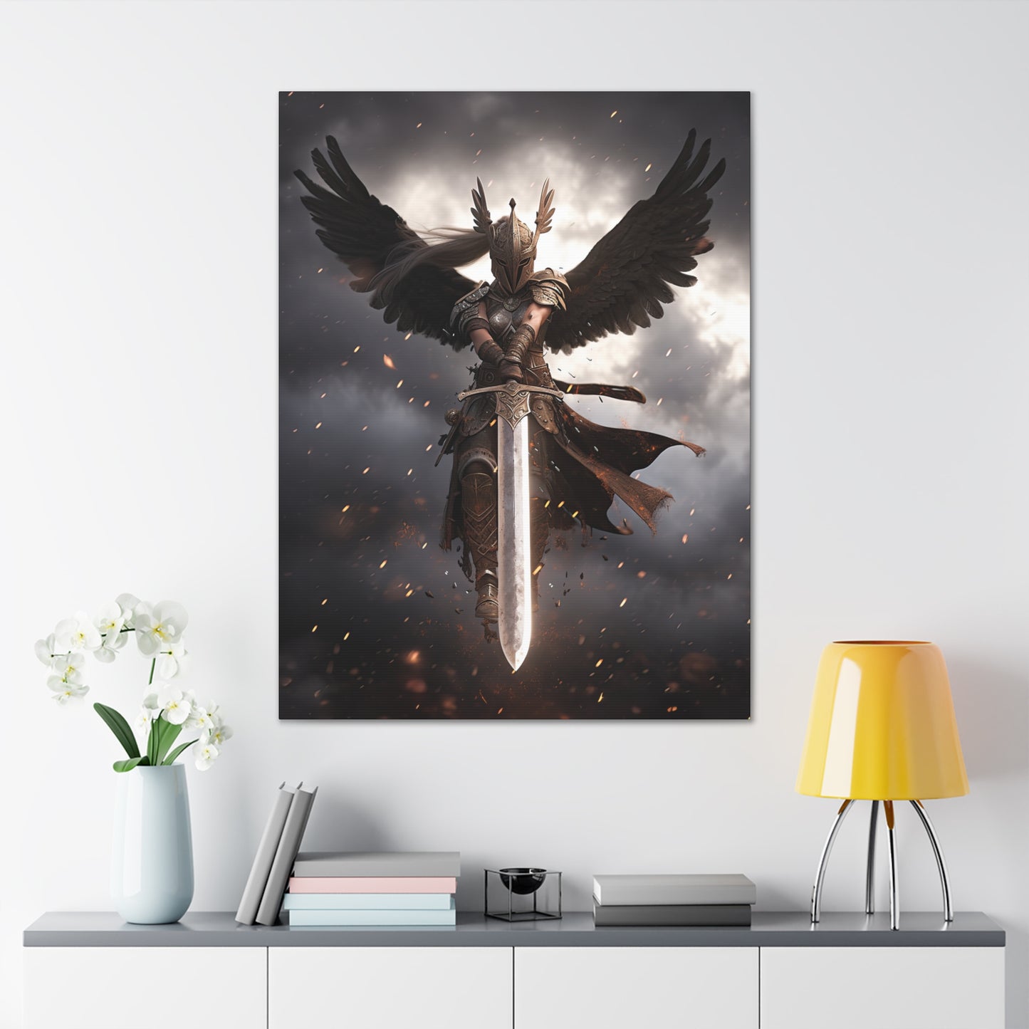 "Valkyrie Justice" Canvas Stretched, 0.75" - Print