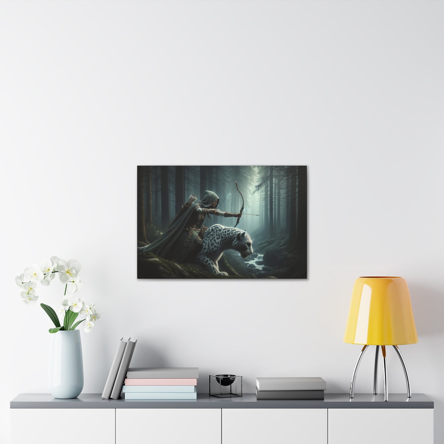 "Sleek Hunters"  Canvas Stretched, 0.75" - Print