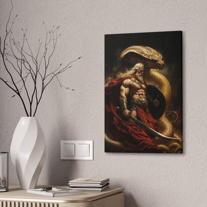 "Serpent King" Canvas Stretched, 0.75" - Print