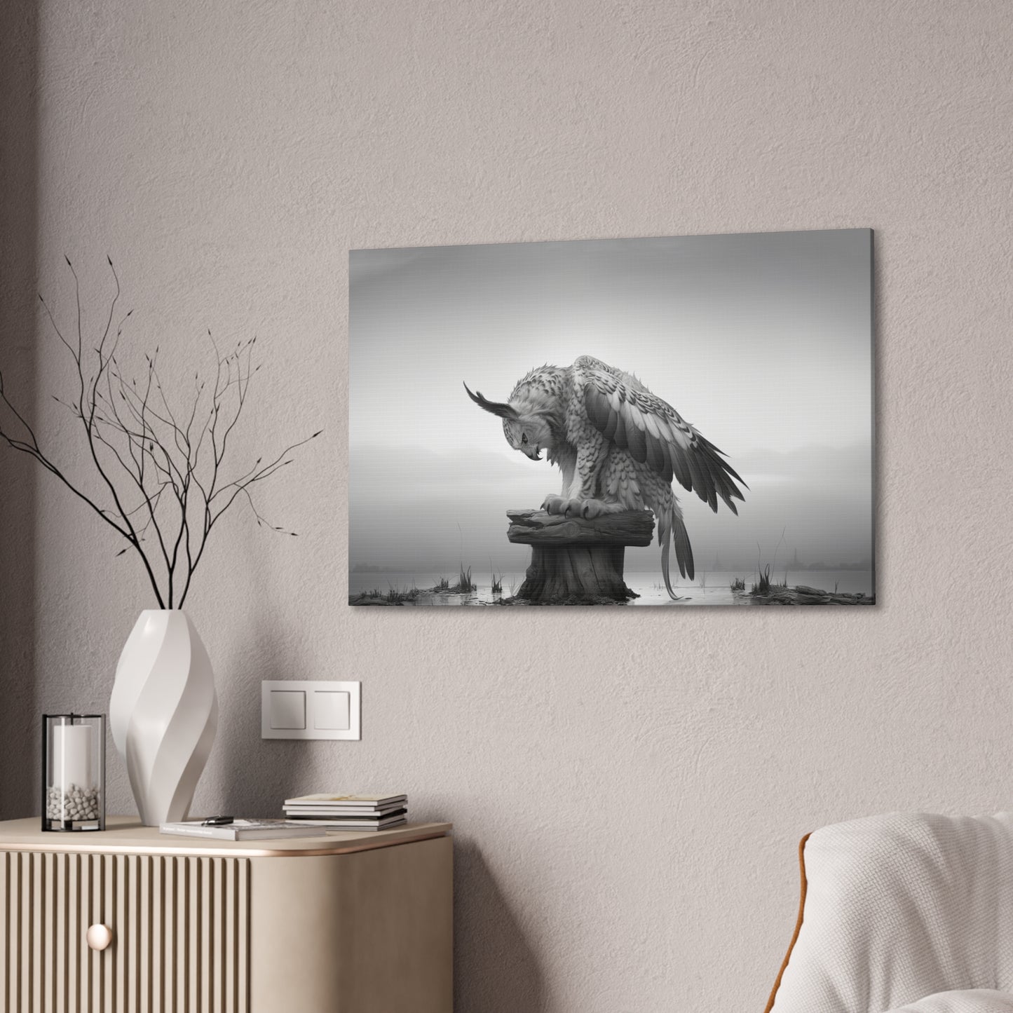 "Pondering"  Canvas Stretched, 0.75" - Print