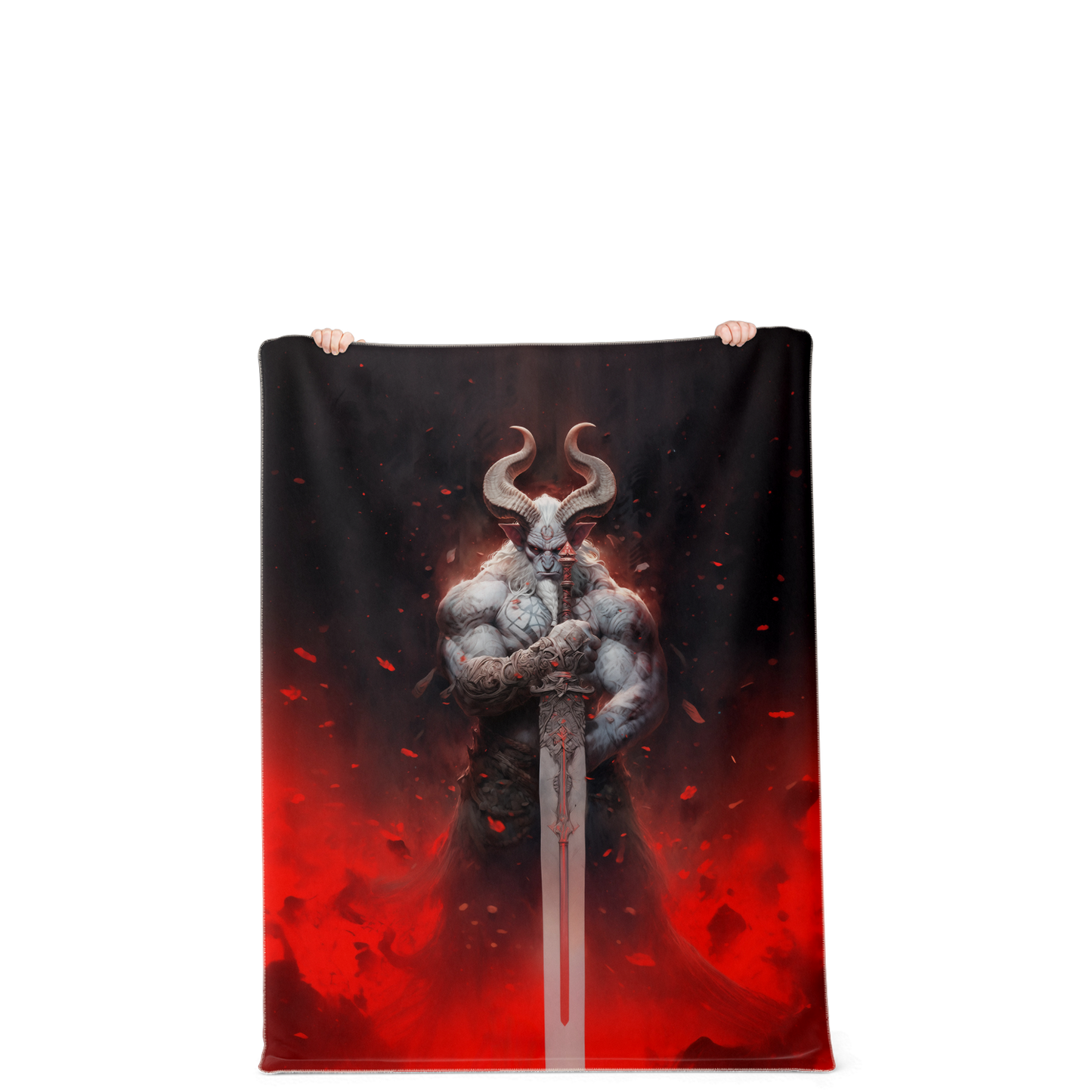 Premium Hellforge Minotaur Microfleece Blanket