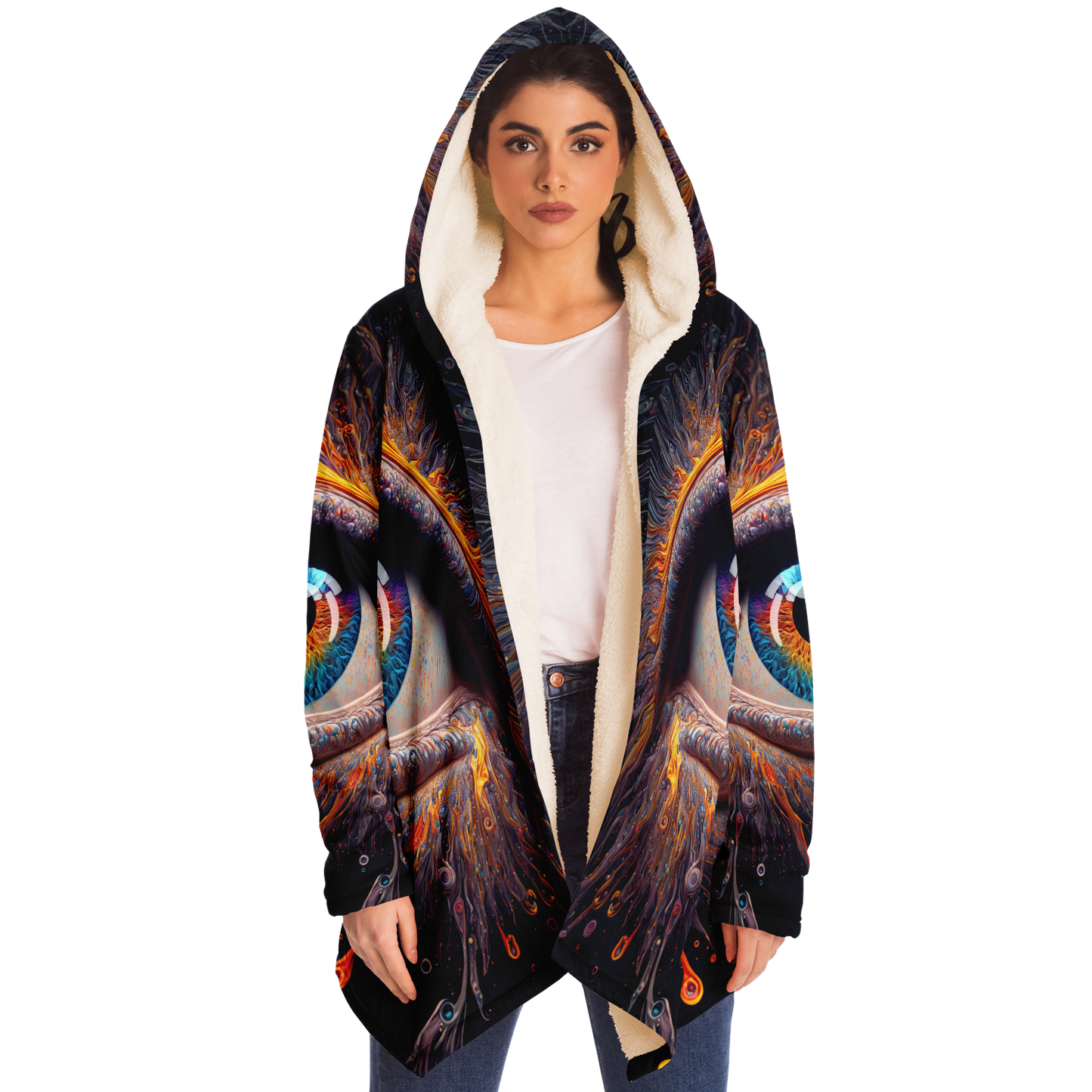 Liquid Dream Sight Microfleece Festival Cloak