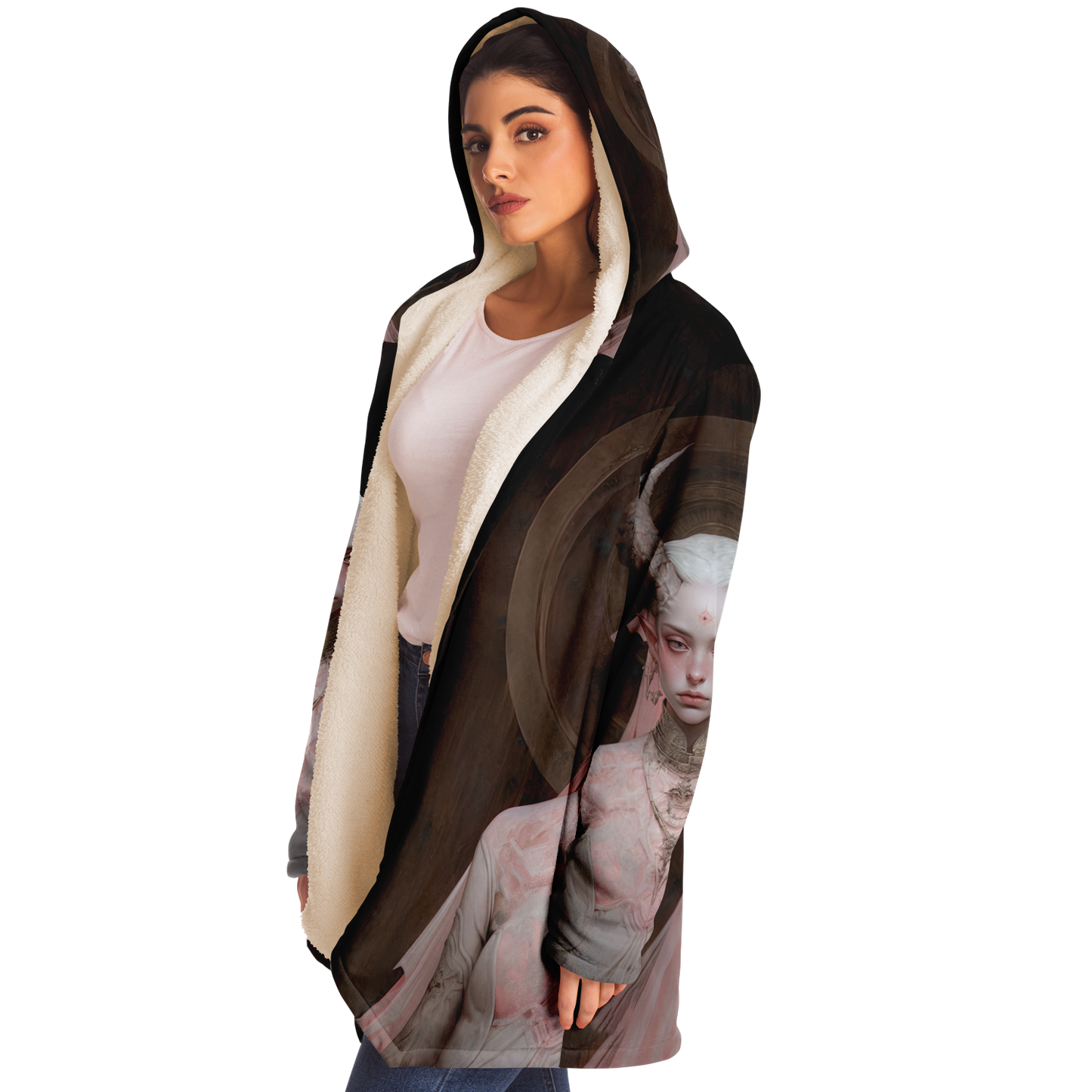 Faun Princess Microfleece Cloak