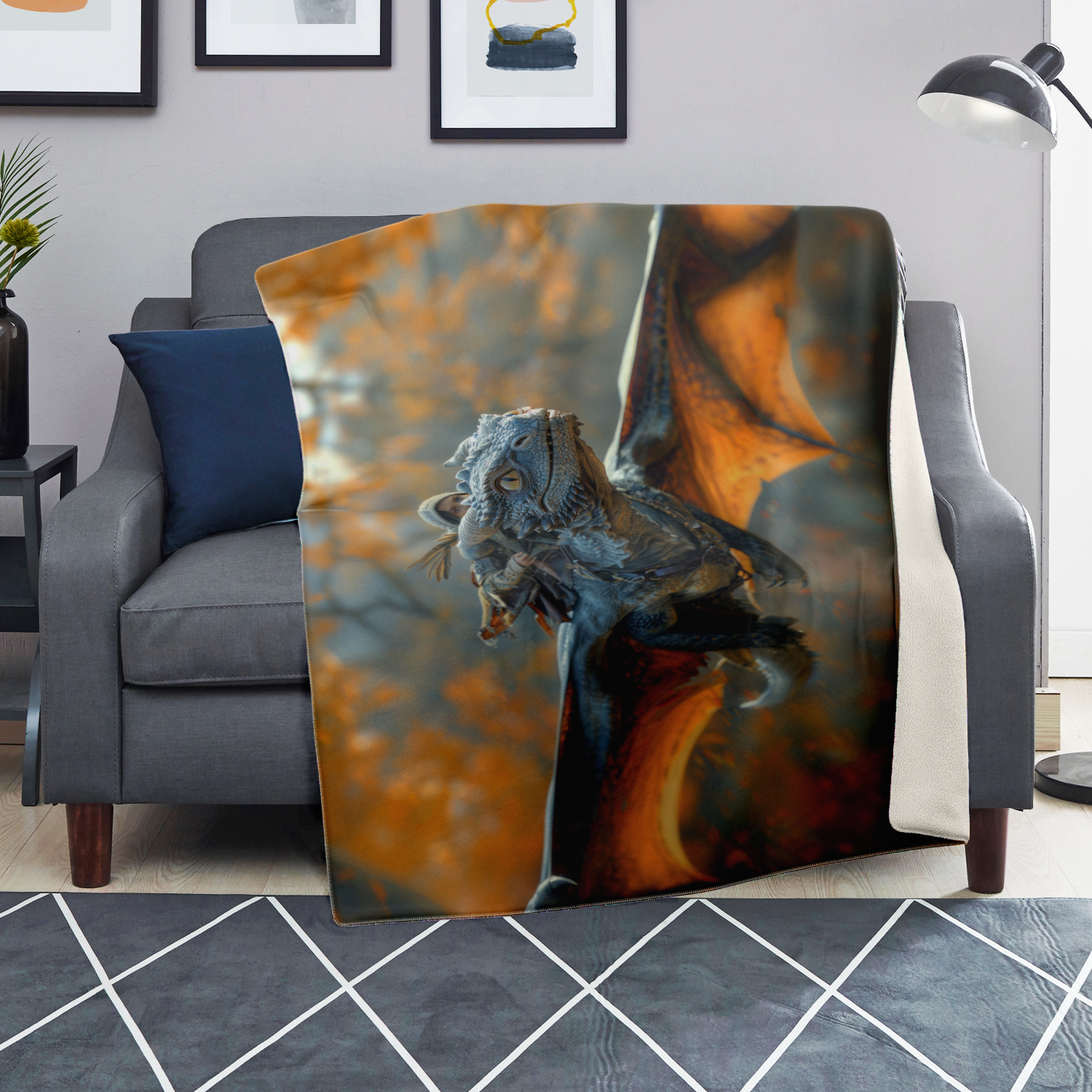 Premium Microfleece Swift Messenger Blanket