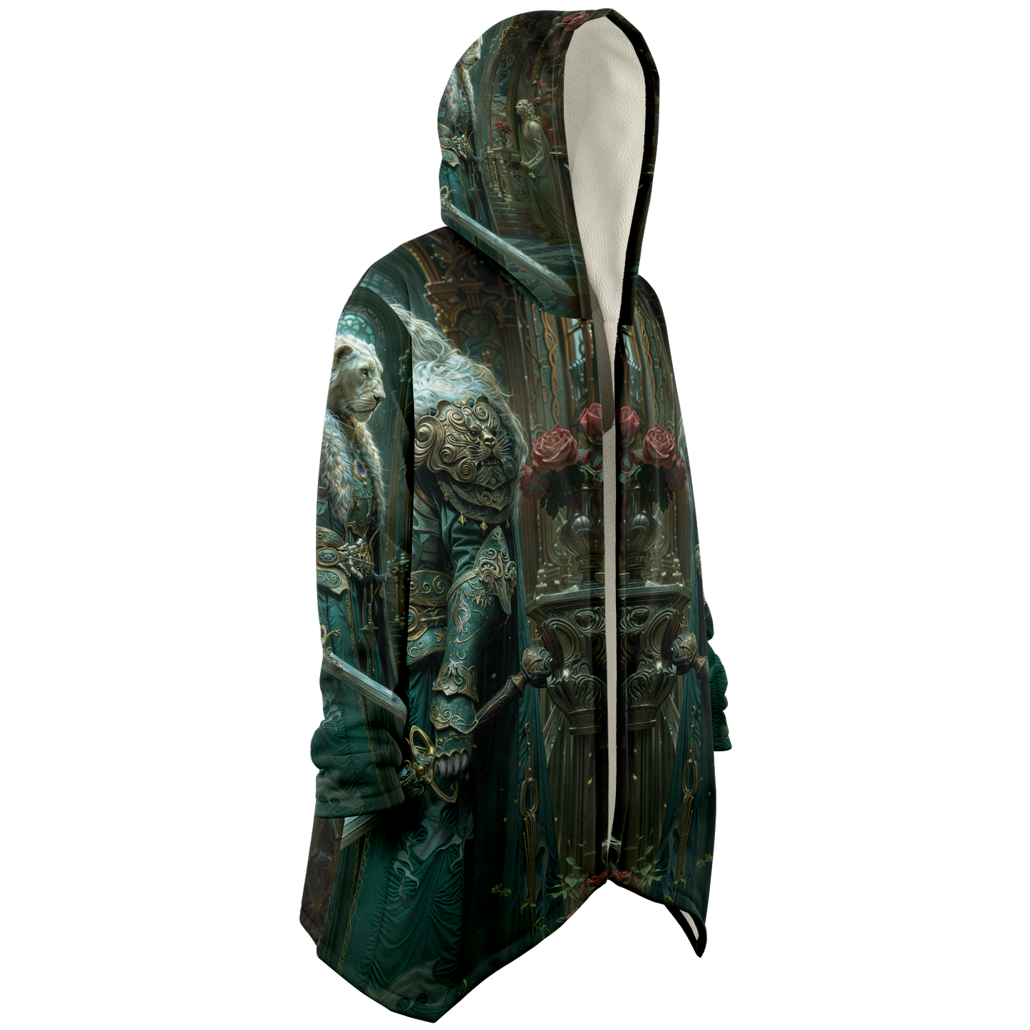 Valor In The Halls Of Kings Microfleece Cloak