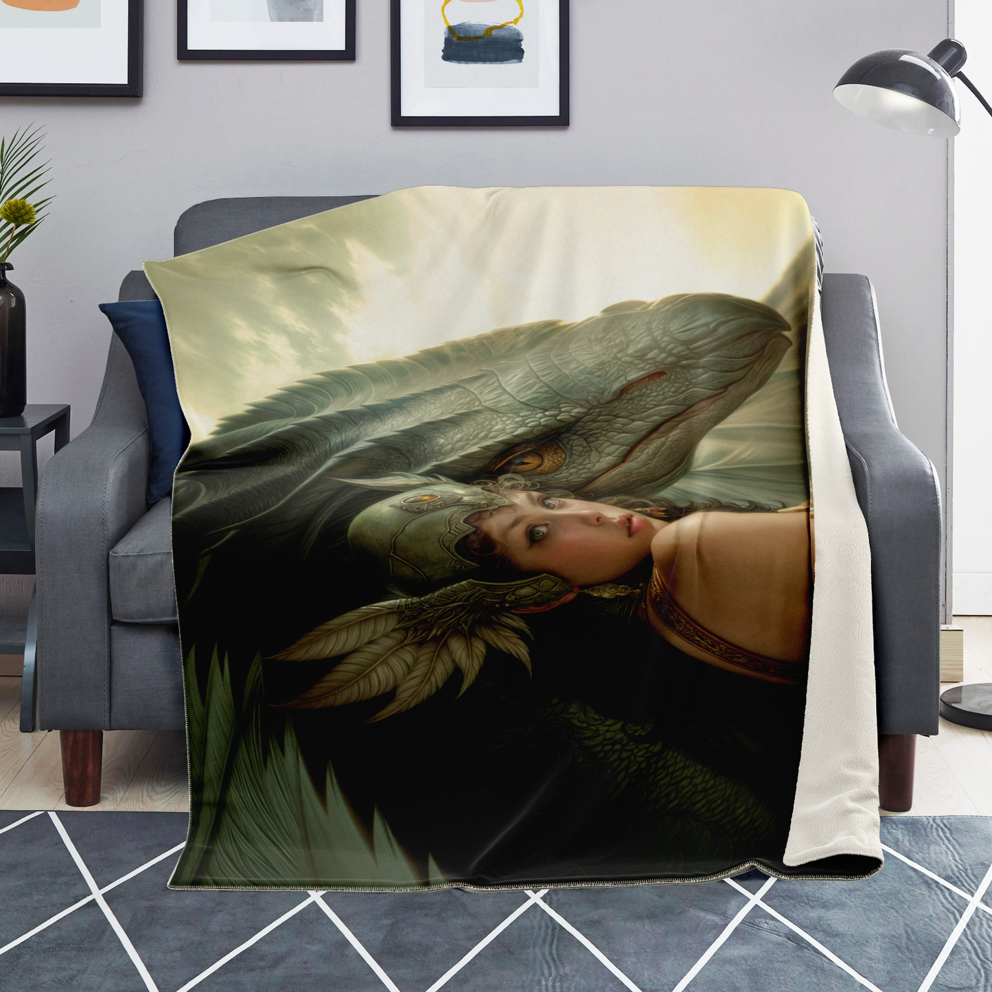 Dragonseer Premium Microfleece Blanket