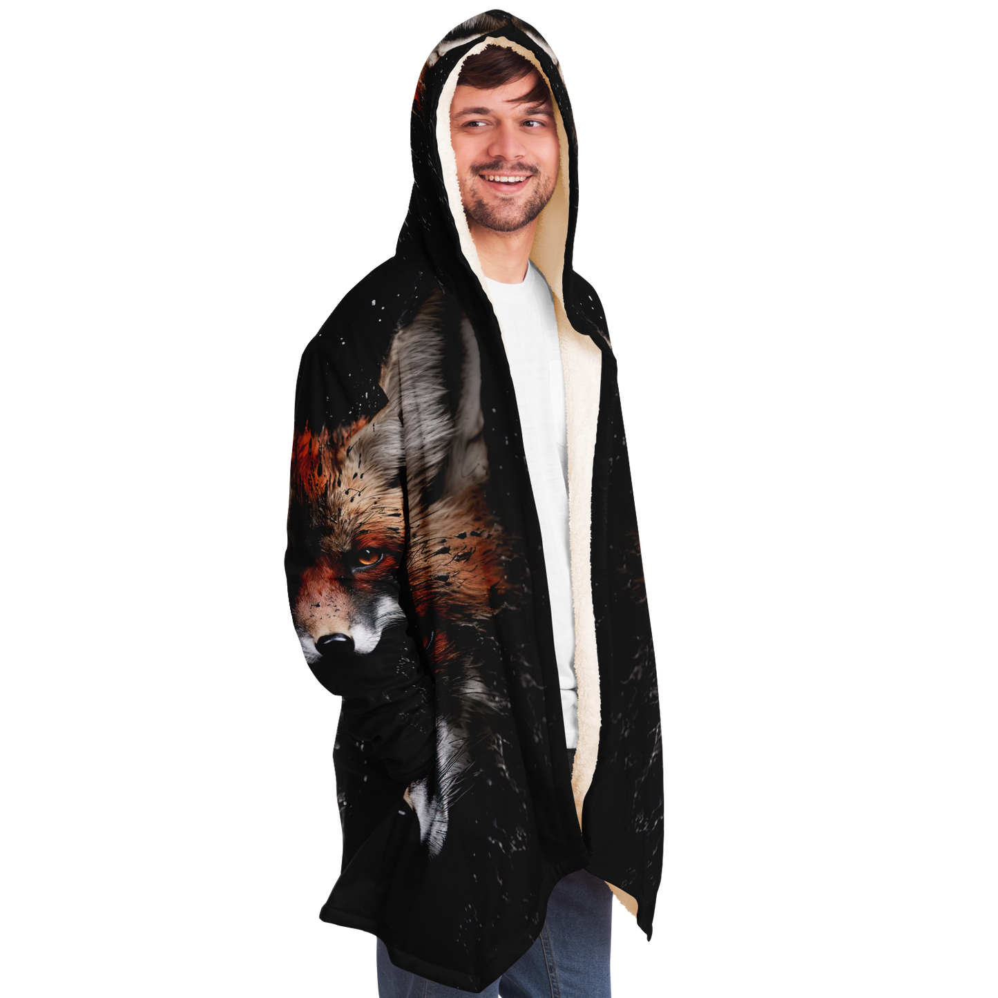 Fox Burst Microfleece Cloak