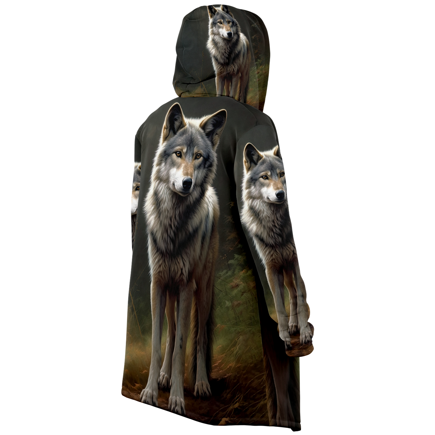 Spirit Wolf Microfleece Cloak