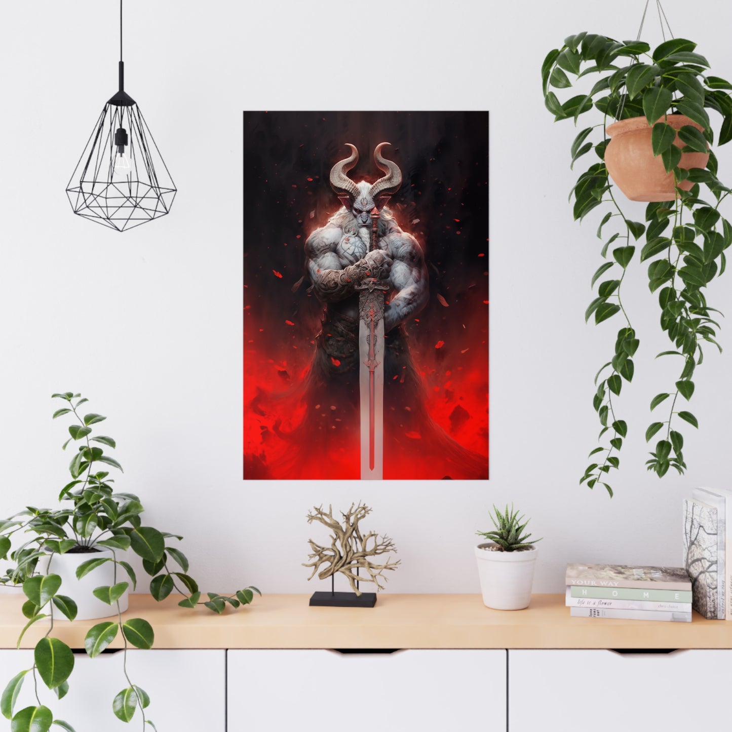 "Hellforge Minotaur" Poster - Print