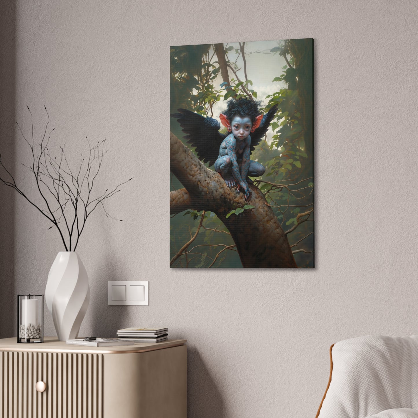 "The Tree’s Secret Keeper" Canvas Stretched, 0.75" - Print