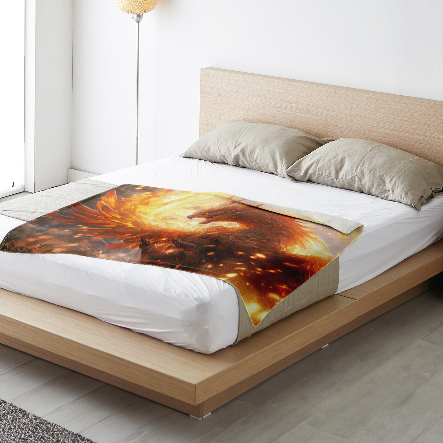 Phoenix Furnace Premium Microfleece Blanket