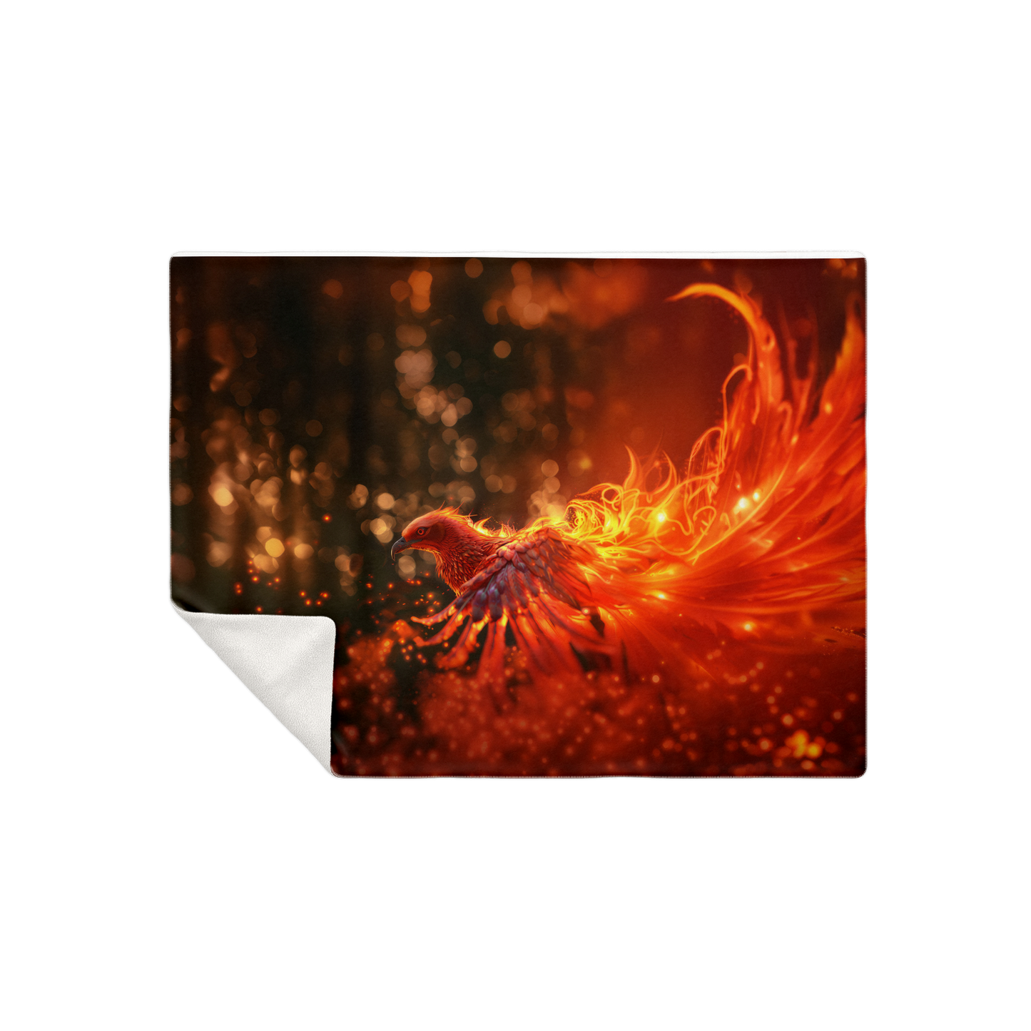 Blazing Grace Phoenix Premium Microfleece Blanket