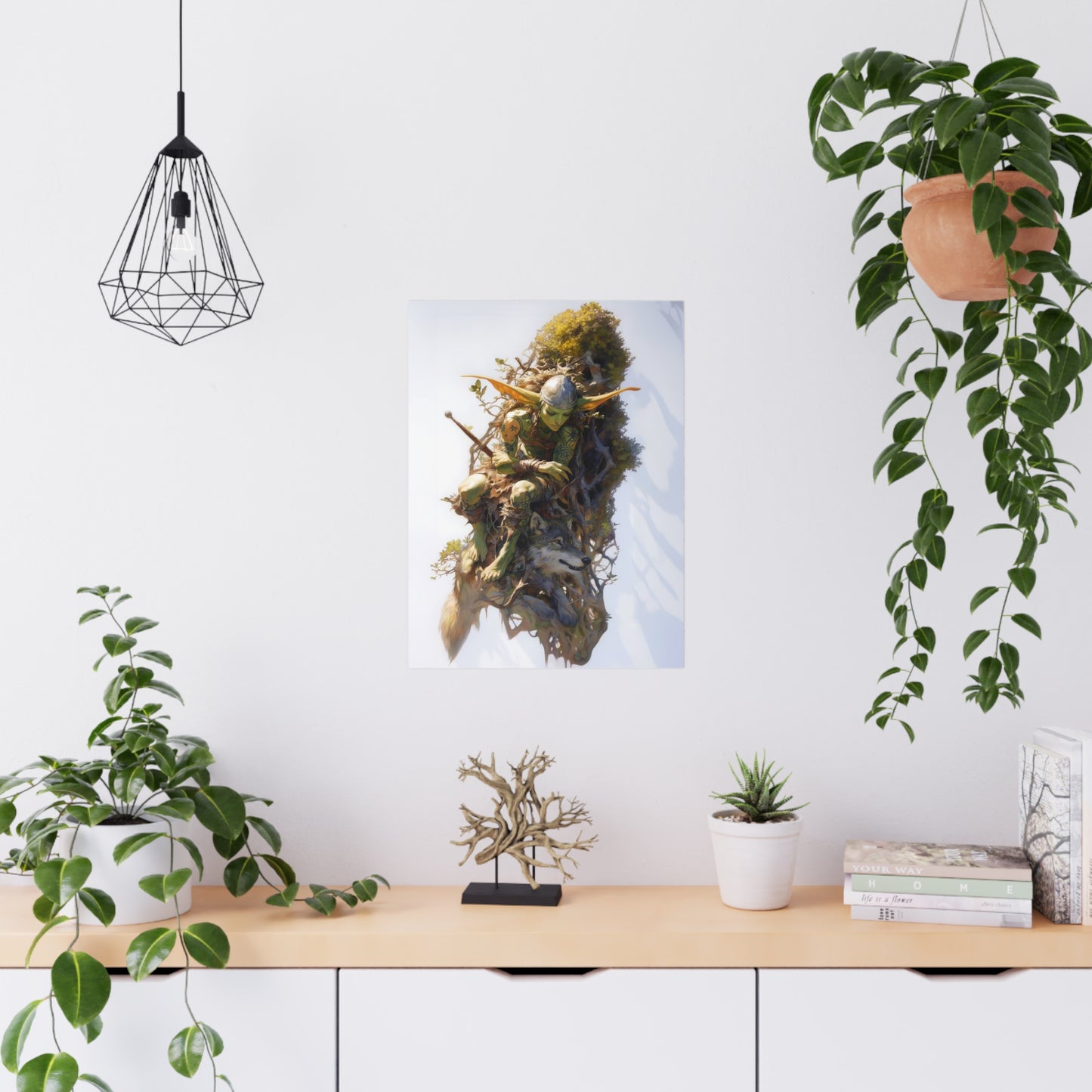 "Floating Gardens Escape" Poster - Print