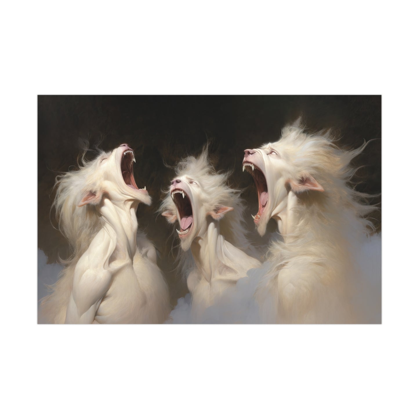 "Albino Werewolf Chorus" Poster - Print