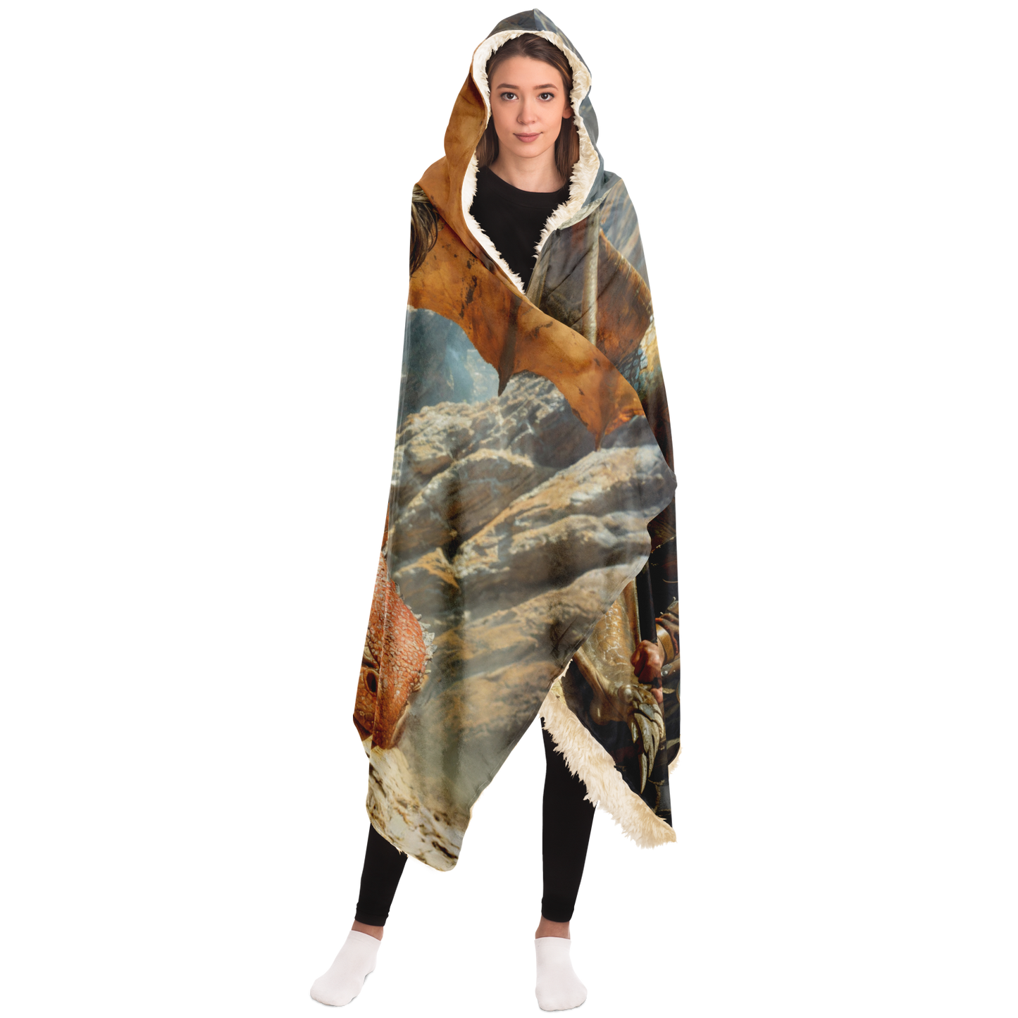 Here Comes Trouble Hooded Blanket