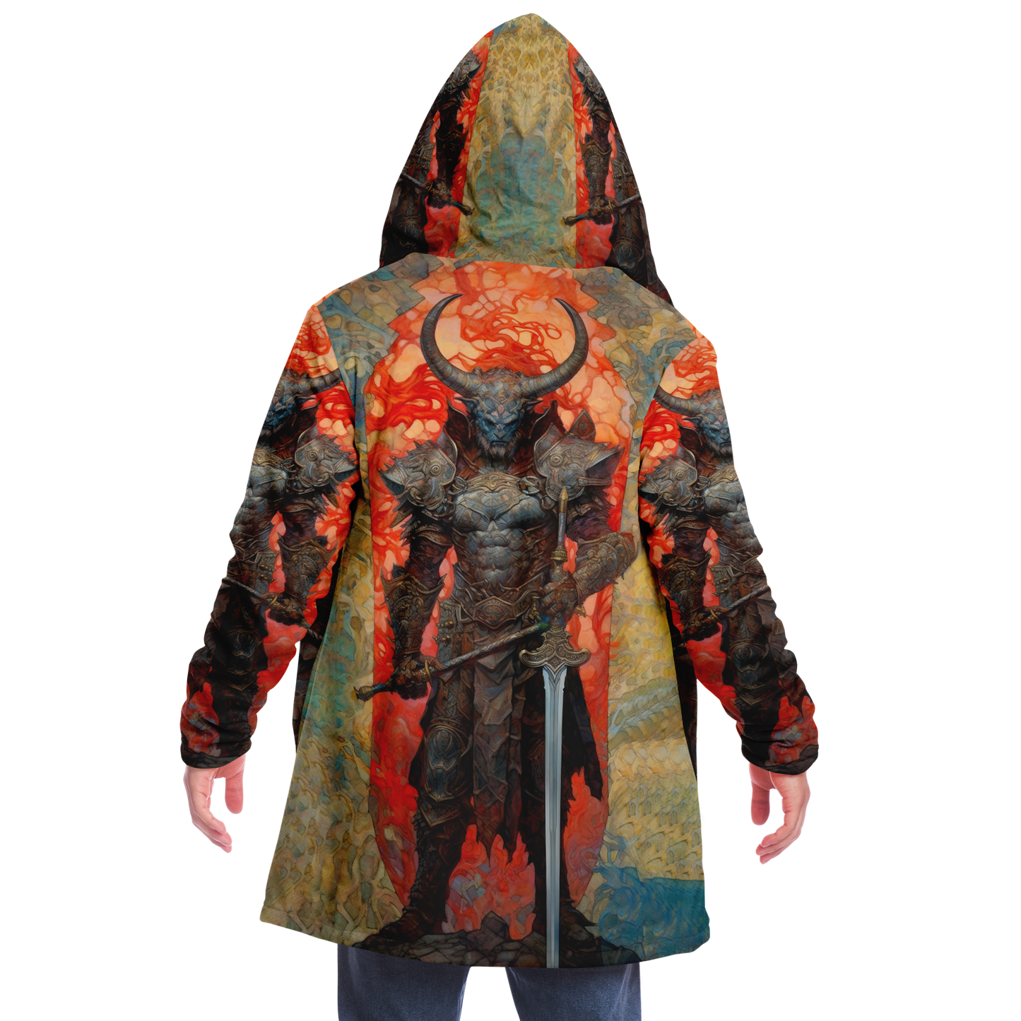 Minotaur Champion Microfleece Cloak