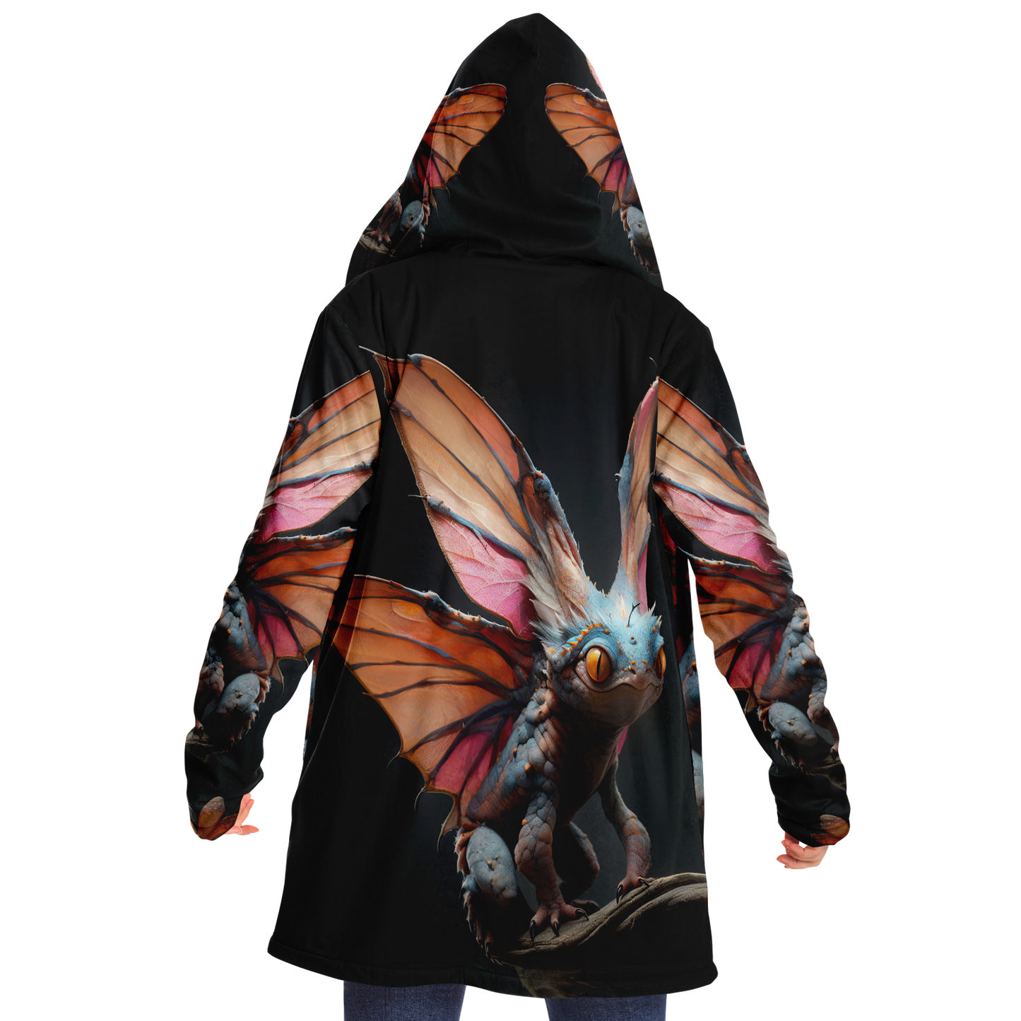 Pixie Butterfly Bug Microfleece Cloak