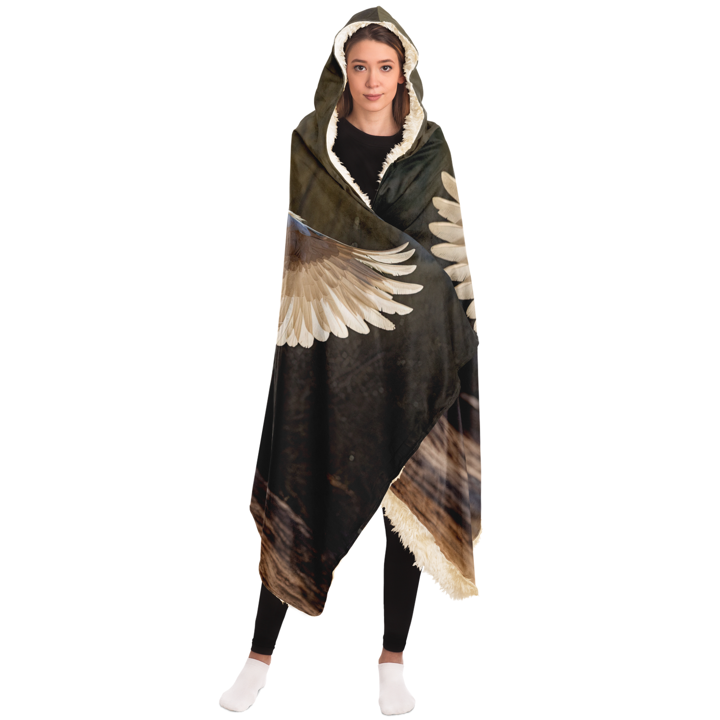 Pearl Pegasus Hooded Blanket