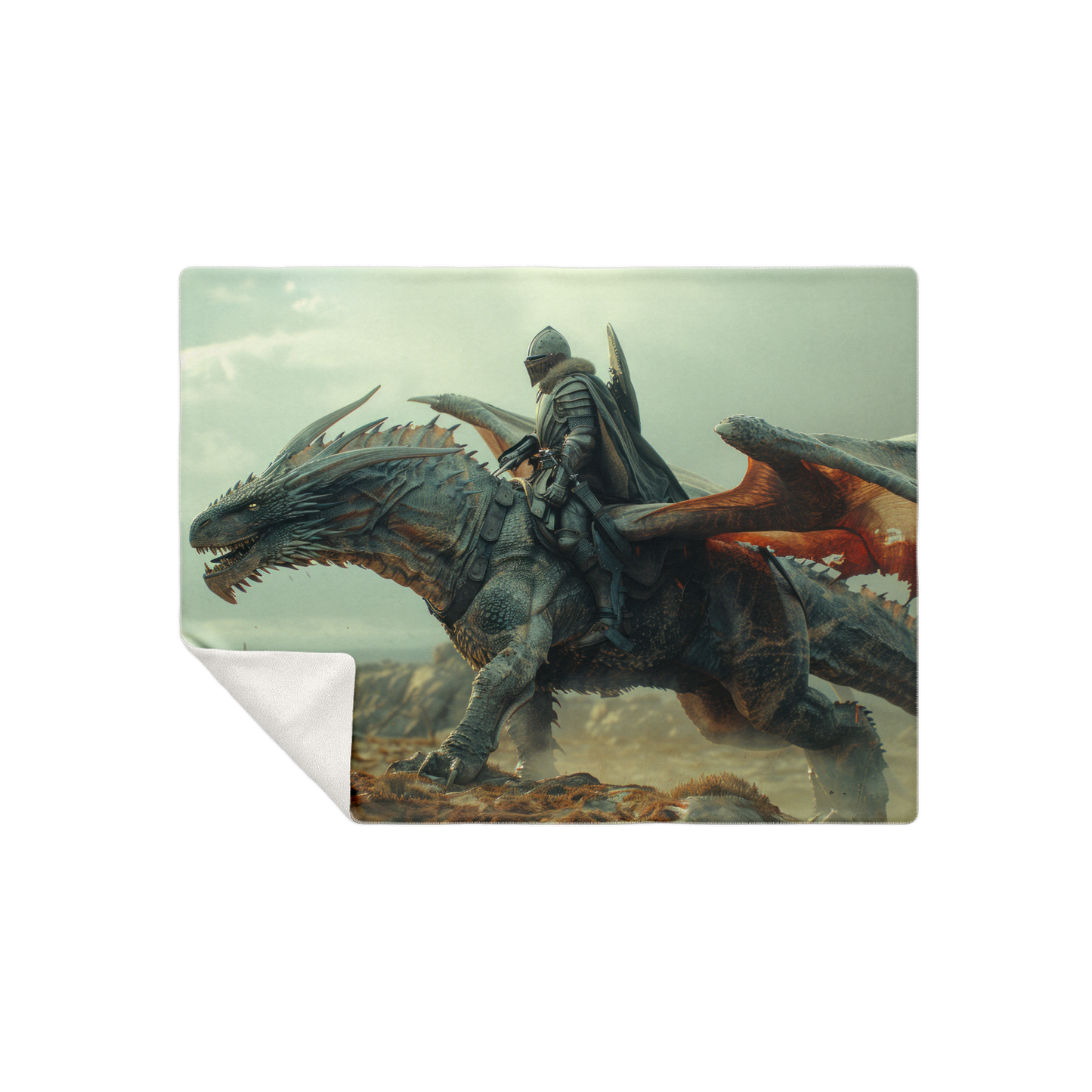 Premium Microfleece Dragon Captain Blanket