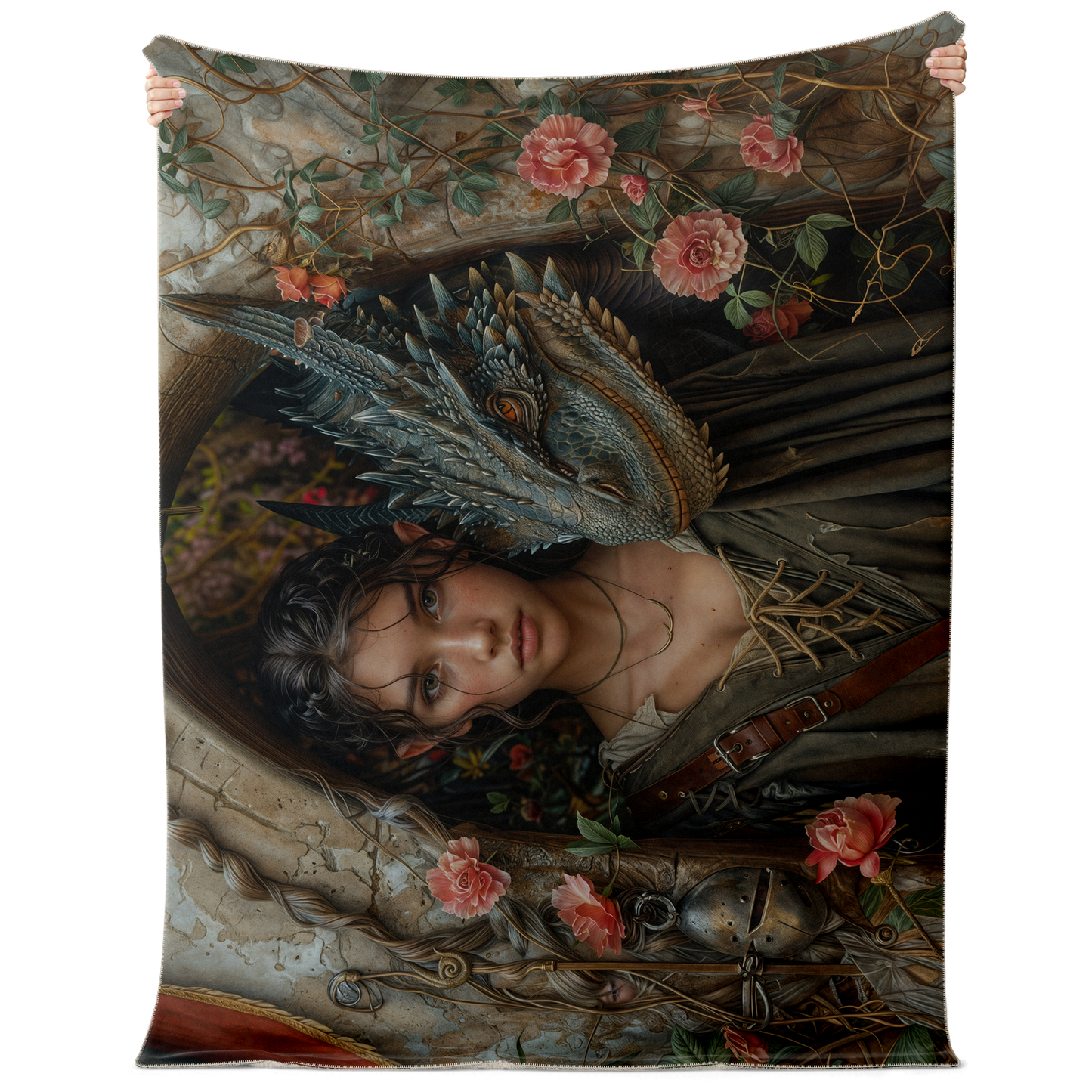 The Secret Garden Premium Microfleece Blanket