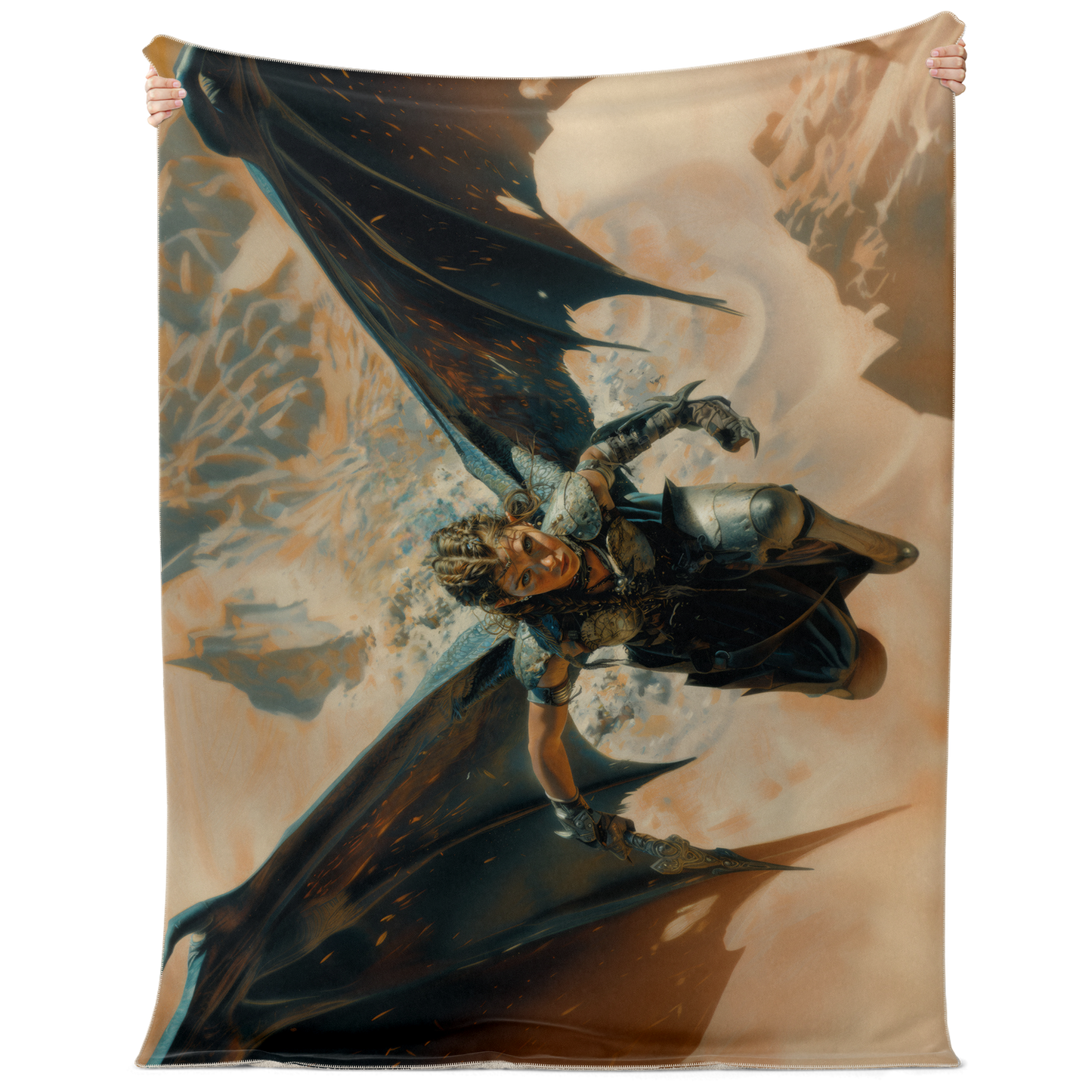 Winged Revenge Premium Microfleece Blanket