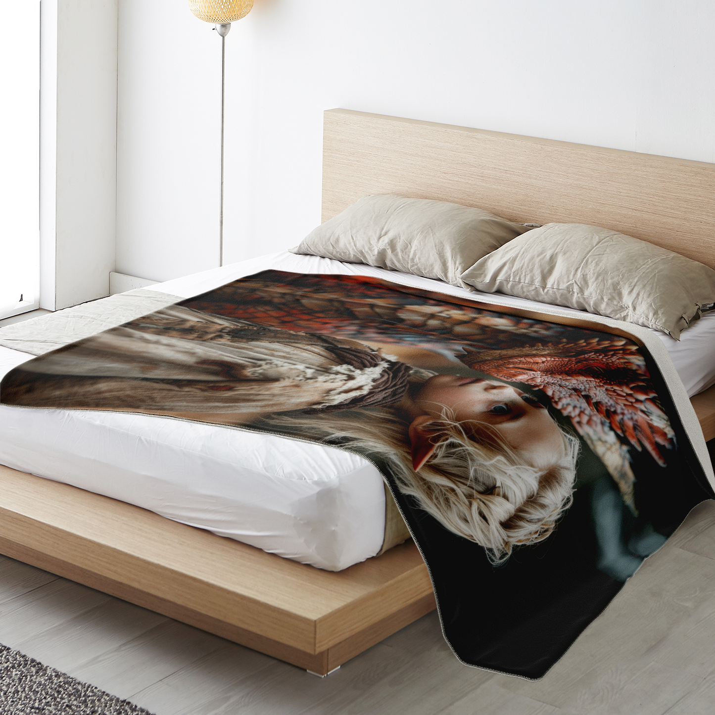 Premium Microfleece Dragon Rider In Training Blanket