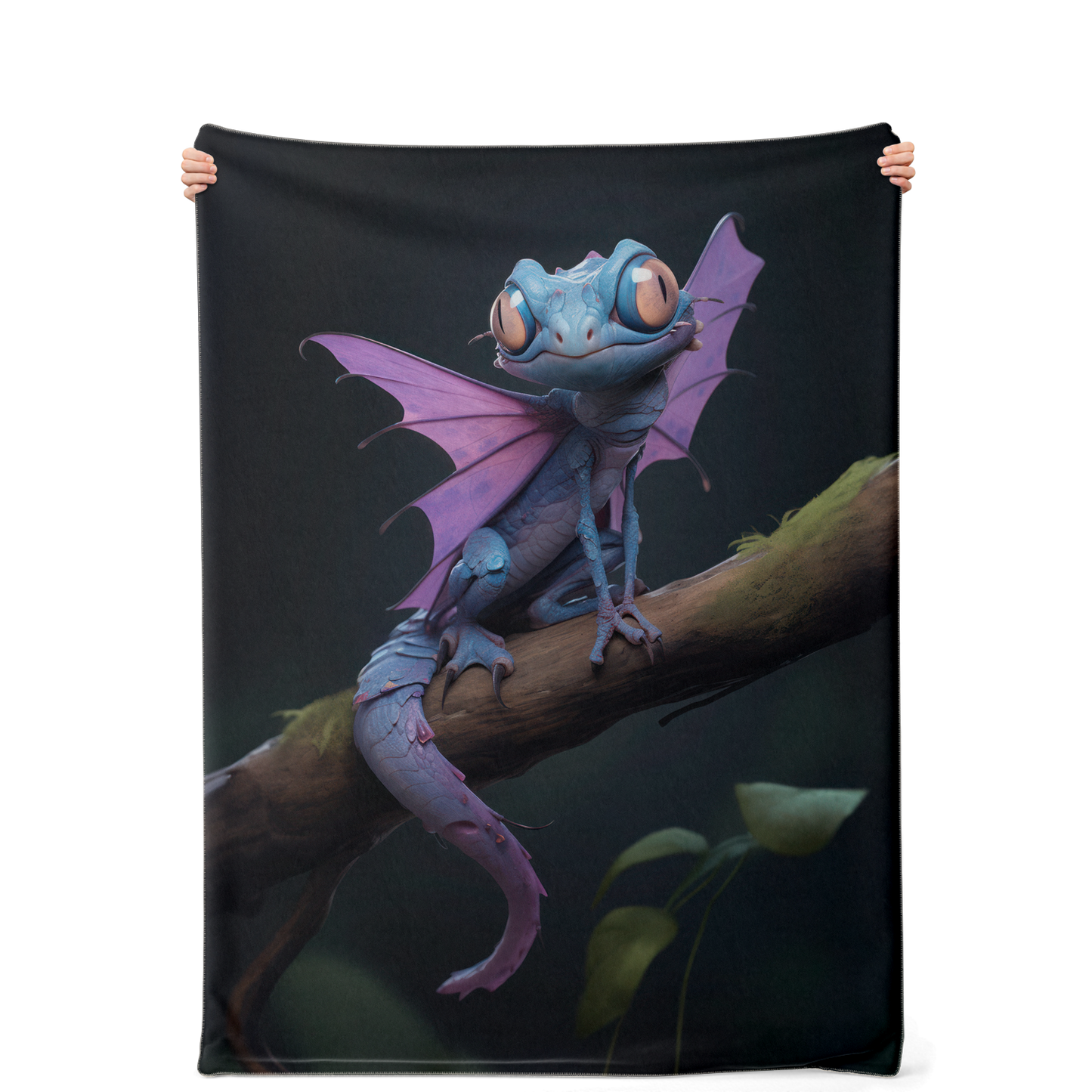 Premium Microfleece Pixie Dragonfly Blanket