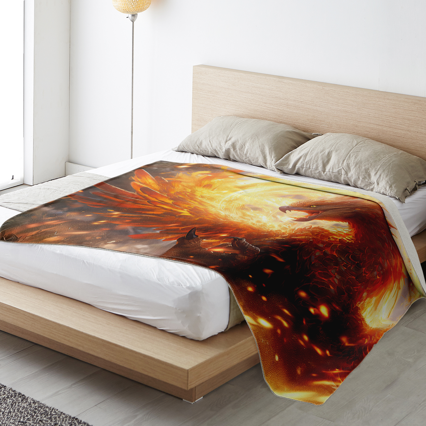 Phoenix Furnace Premium Microfleece Blanket