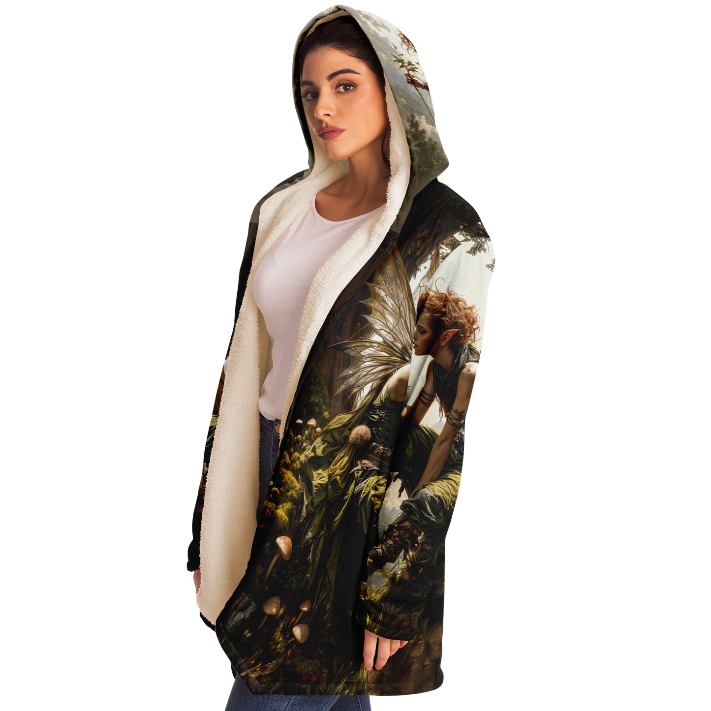 The Woodland Muse Microfleece Cloak