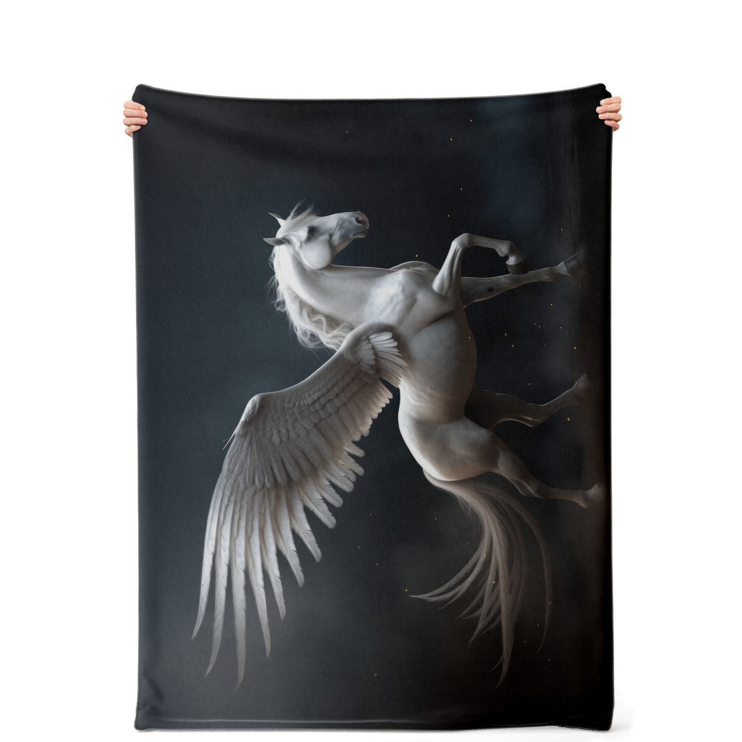 Ethereal Pegasus Premium Microfleece Blanket