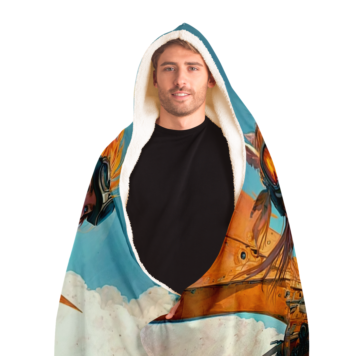 Thick as Thieves Sky Pirates Hooded Blanket