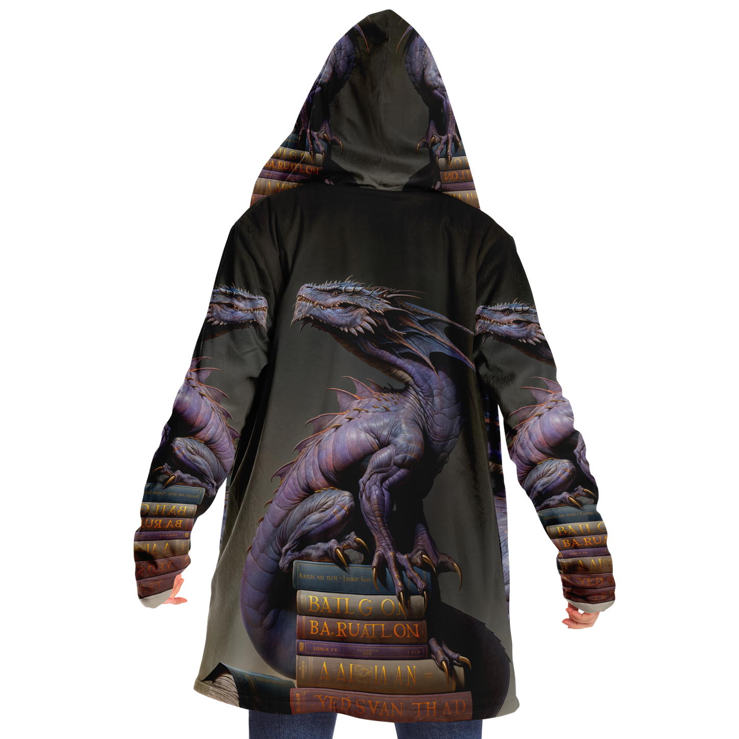 Book Wyrm Microfleece Cloak