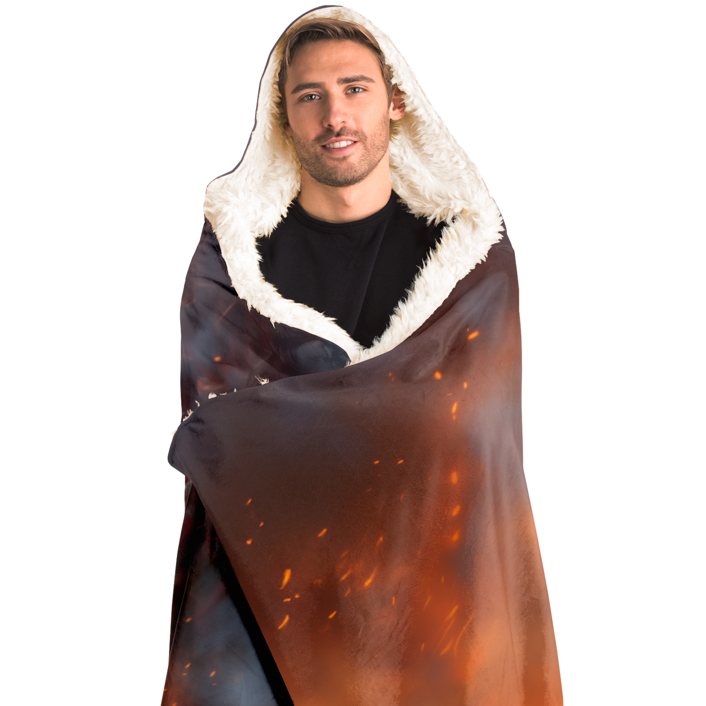 I Am Fire Hooded Blanket